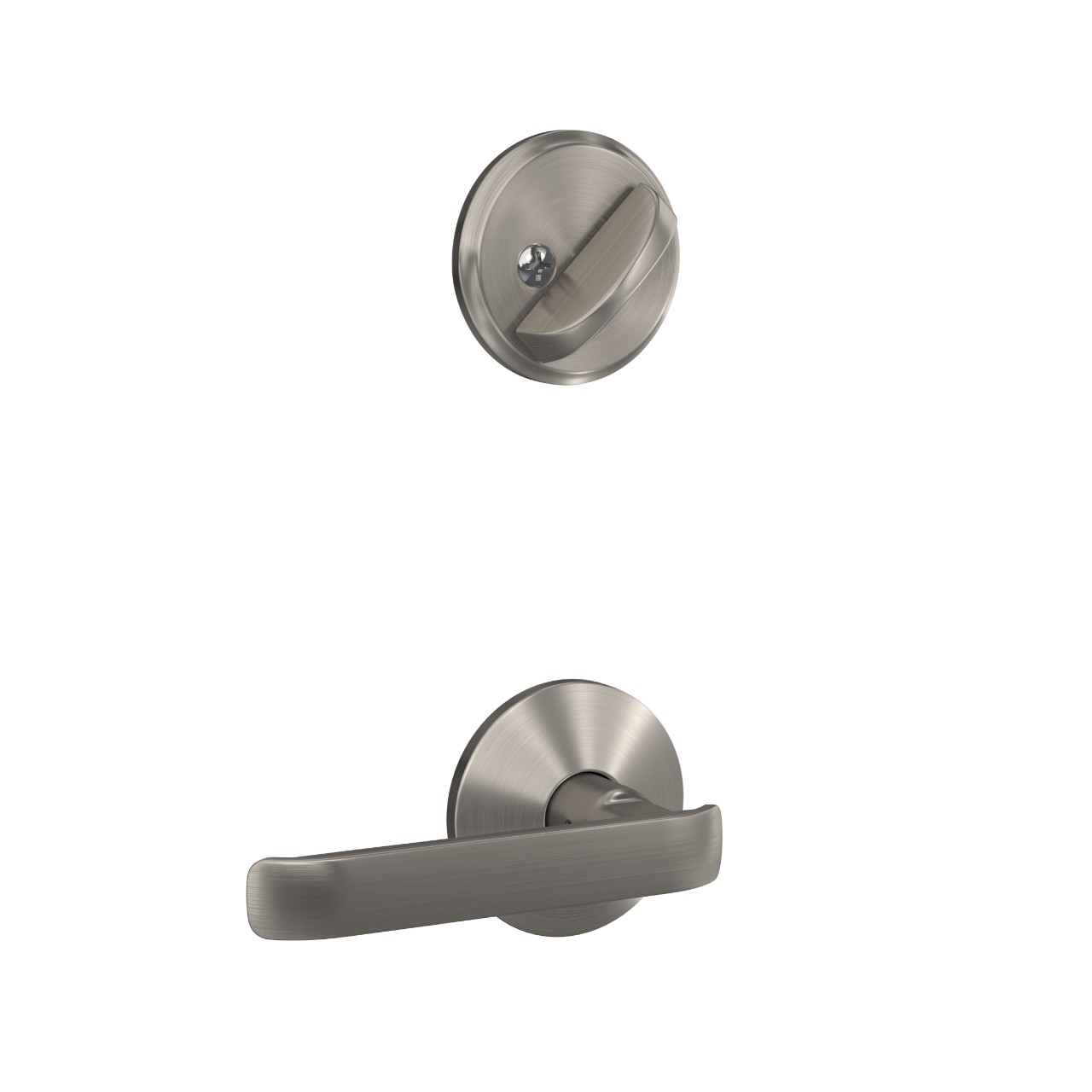 Single Cylinder Handleset Interior with Clybourn Lever