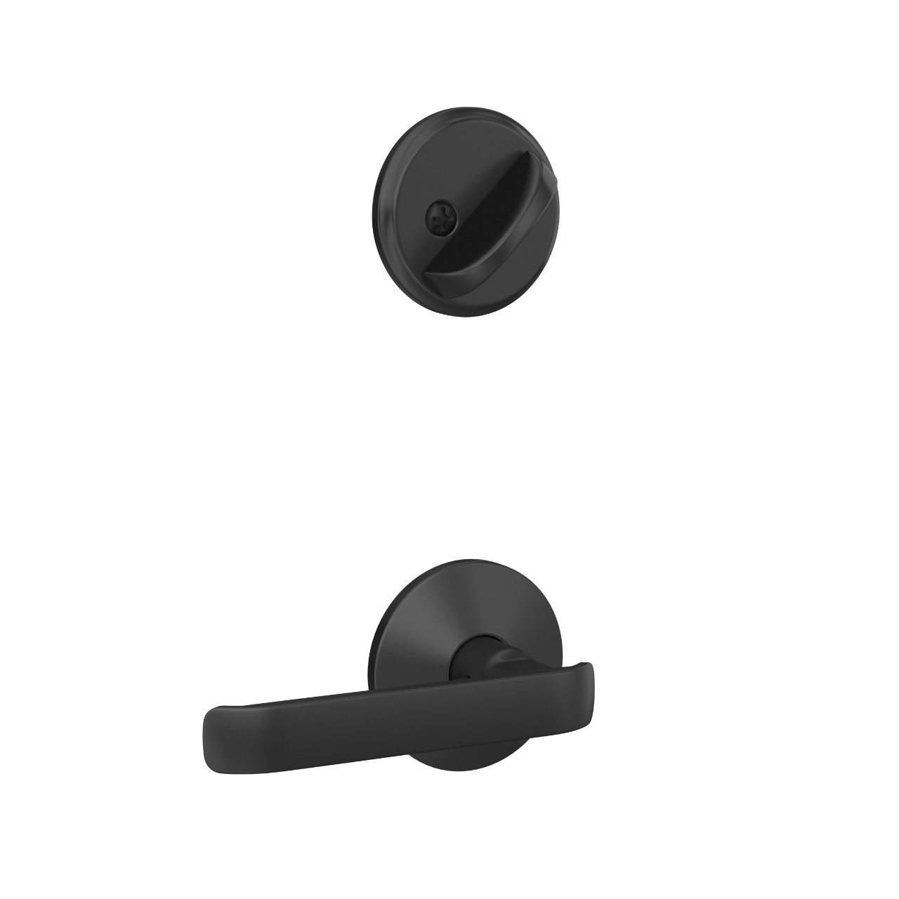 Single Cylinder Handleset Interior with Clybourn Lever