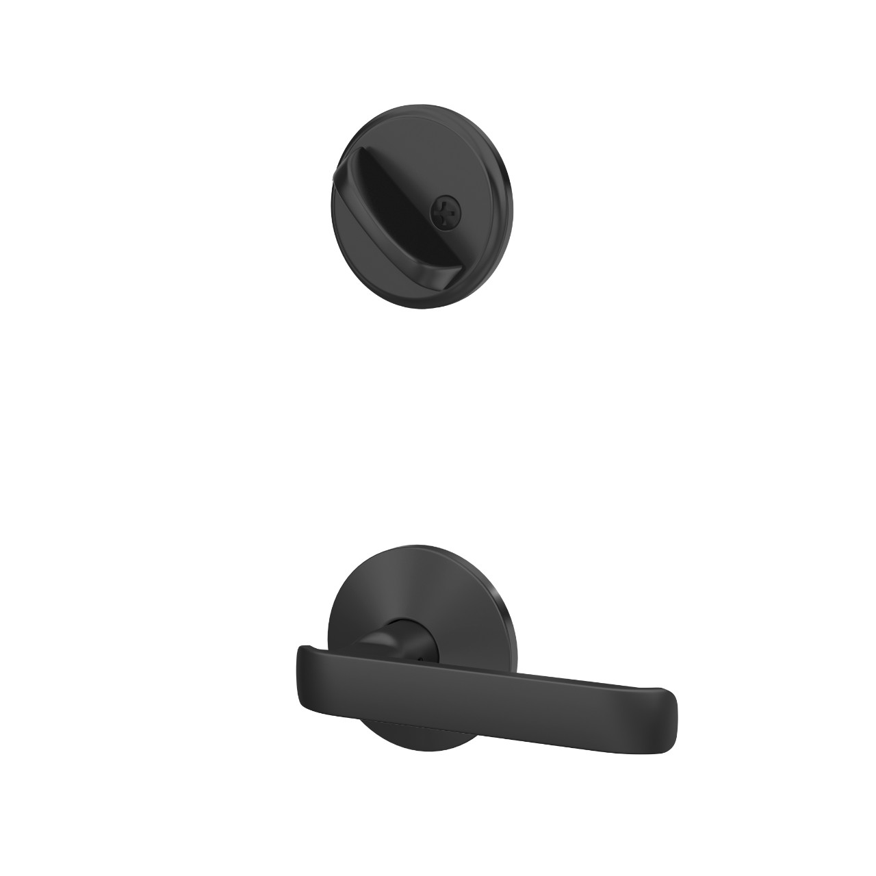 Single Cylinder Handleset Interior with Clybourn Lever