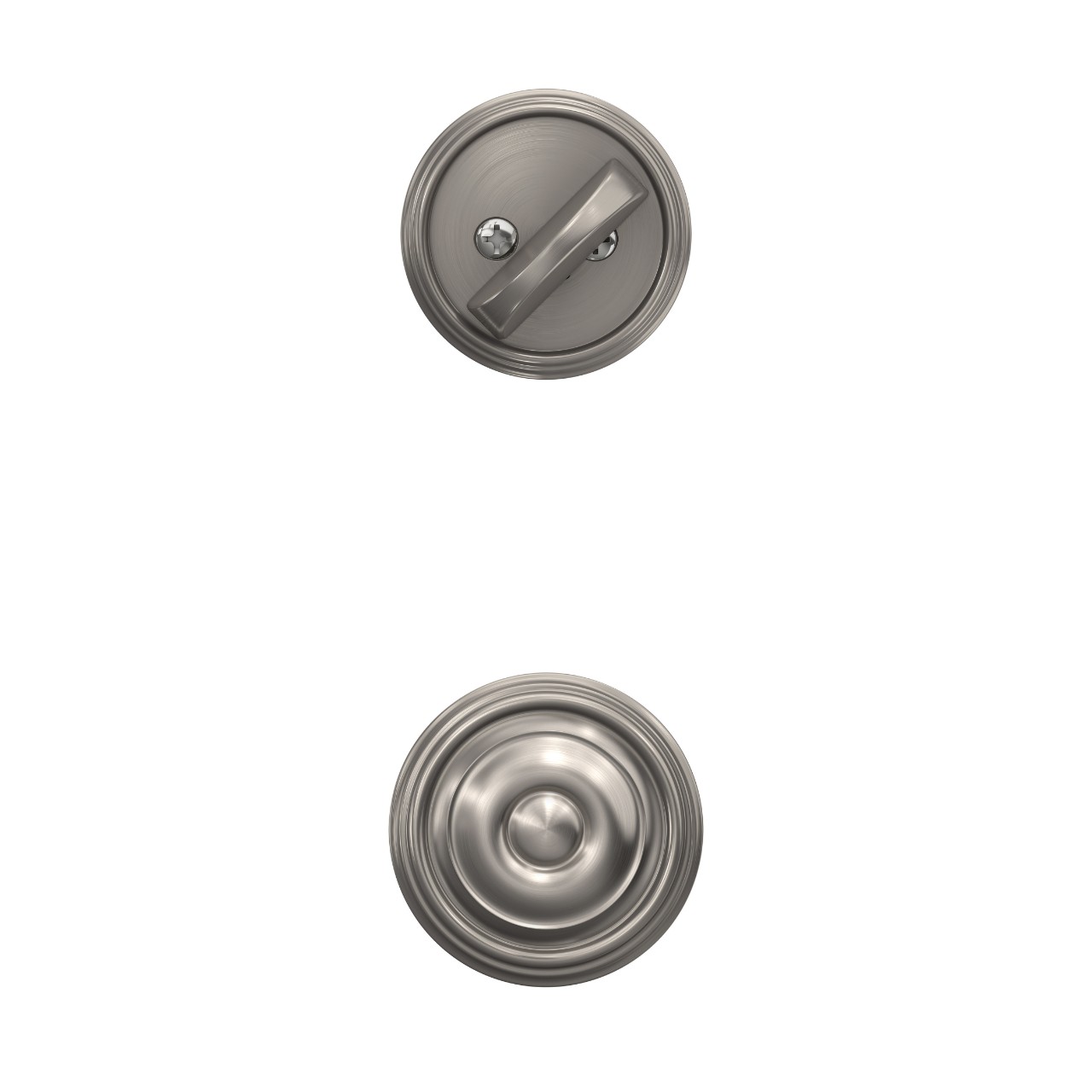 Single Cylinder Handleset Interior with Georgian Knob