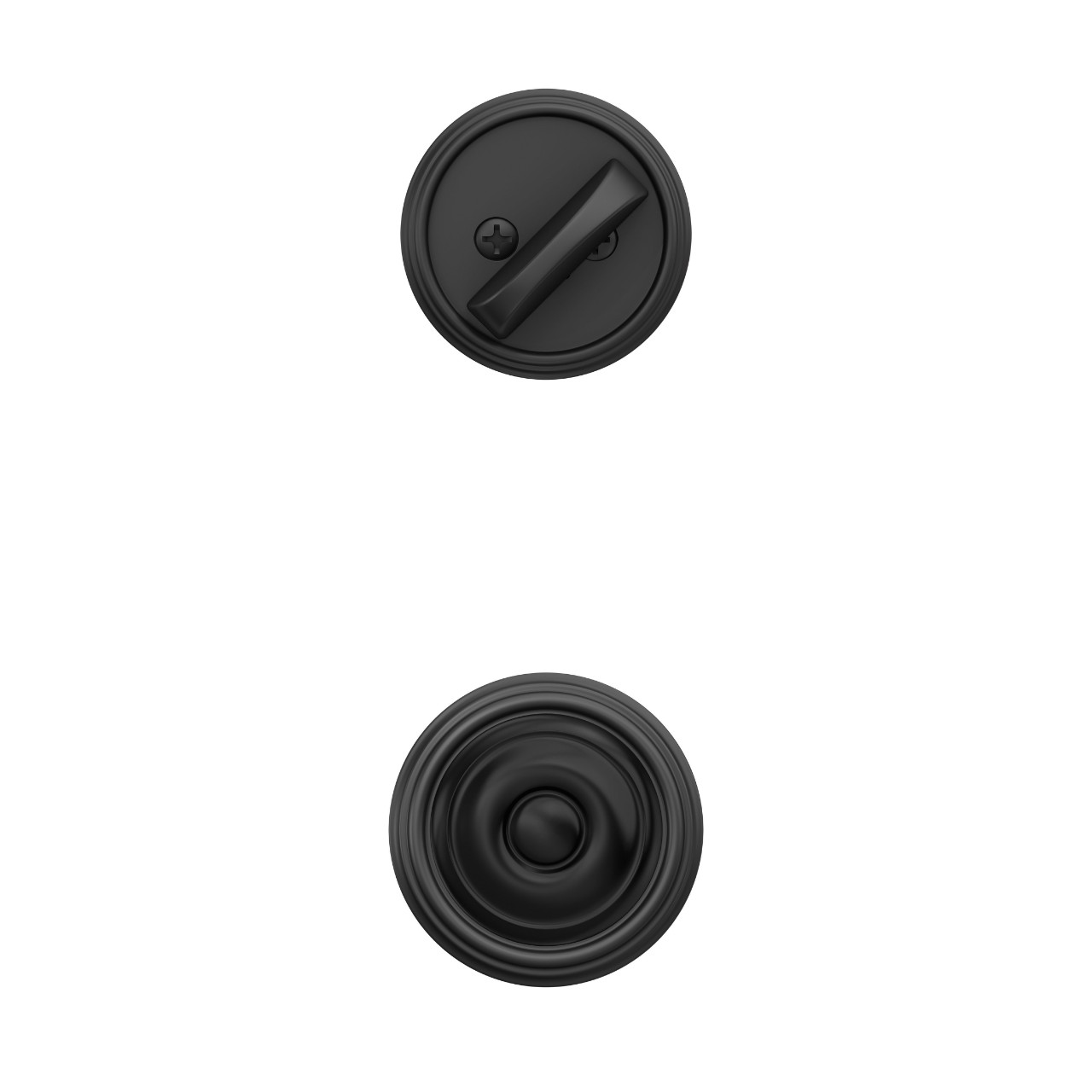 Single Cylinder Handleset Interior with Georgian Knob