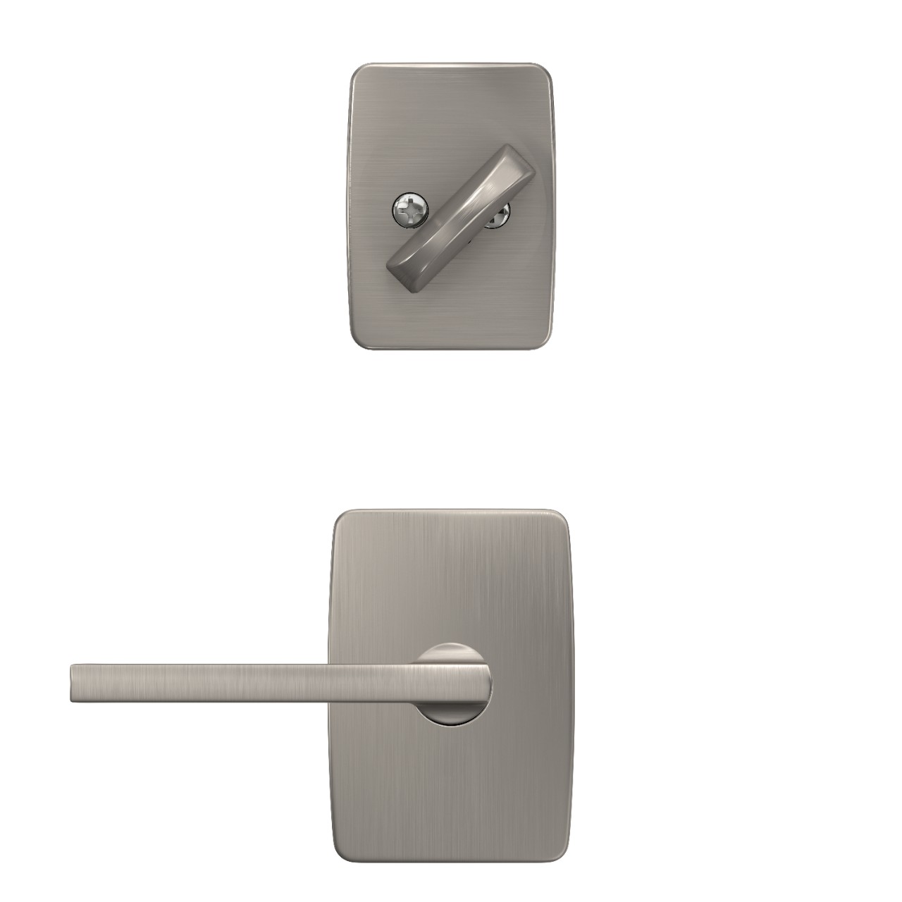 Single Cylinder Handleset Interior with Latitude Lever