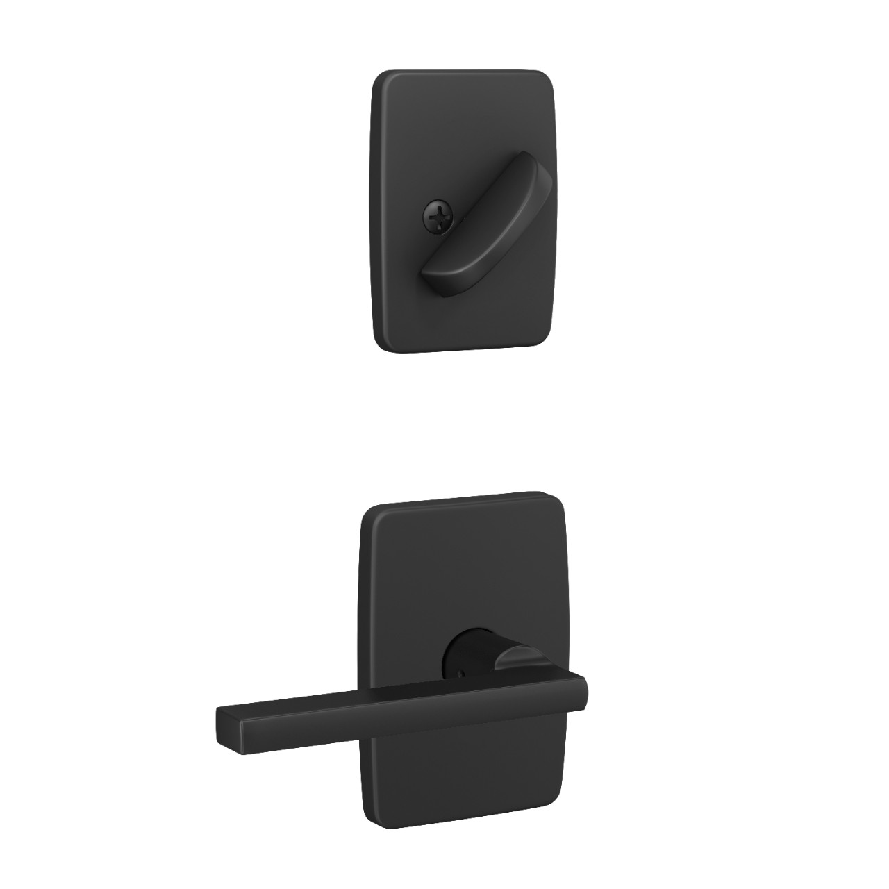Single Cylinder Handleset Interior with Latitude Lever