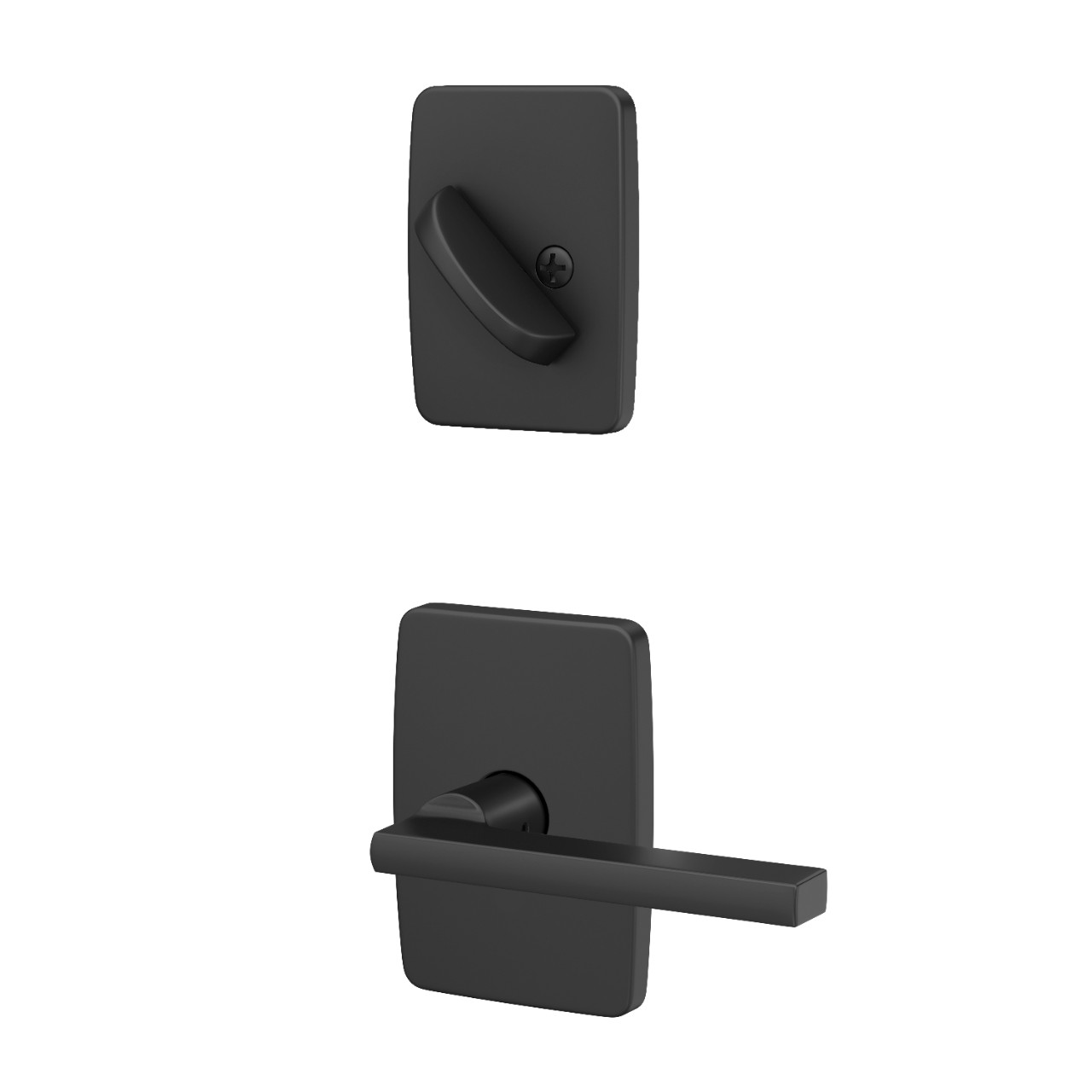 Single Cylinder Handleset Interior with Latitude Lever
