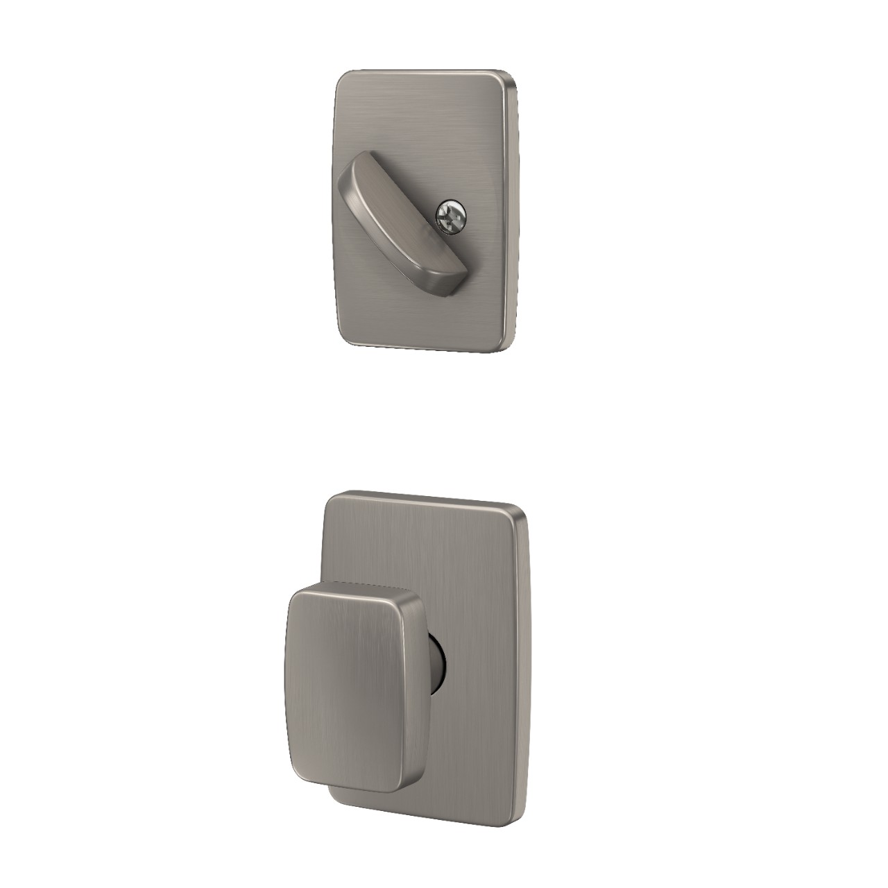 Single Cylinder Handleset Interior with Nixon Knob