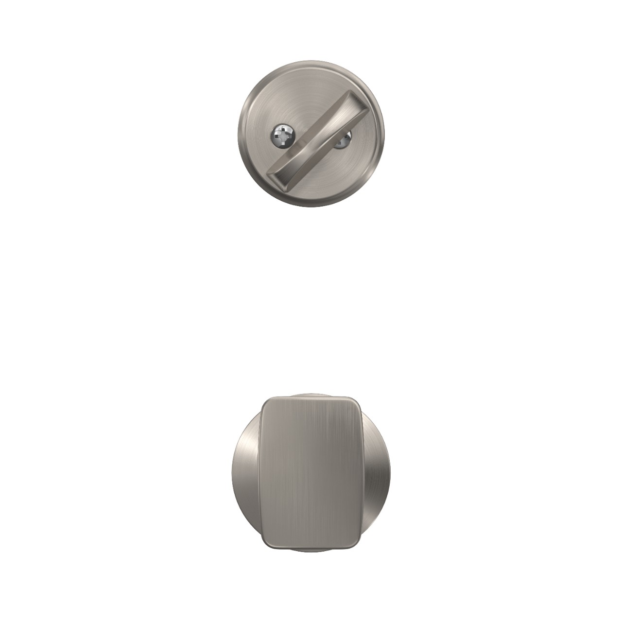 Single Cylinder Handleset Interior with Nixon Knob