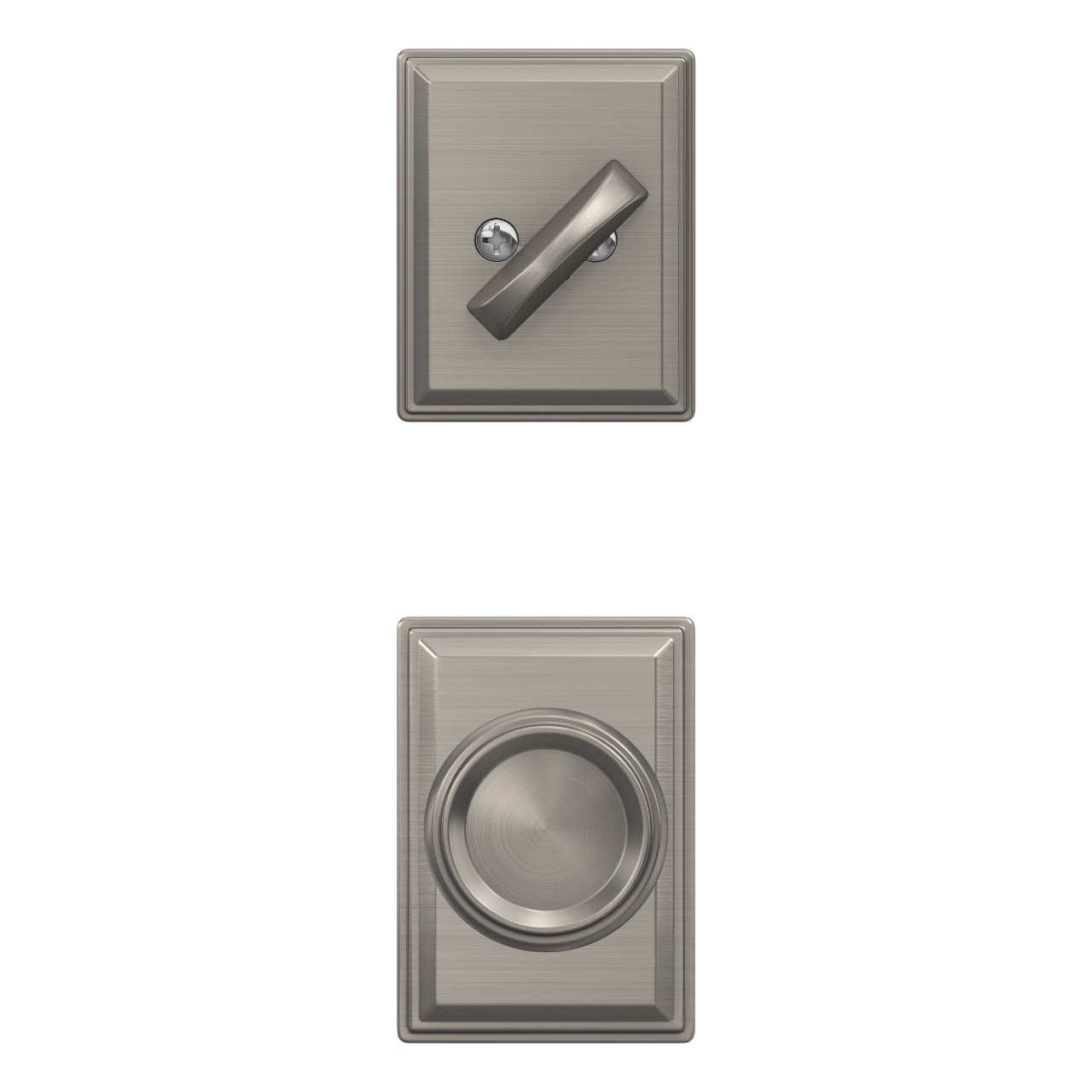 Single Cylinder Handleset Interior with Offerman Knob