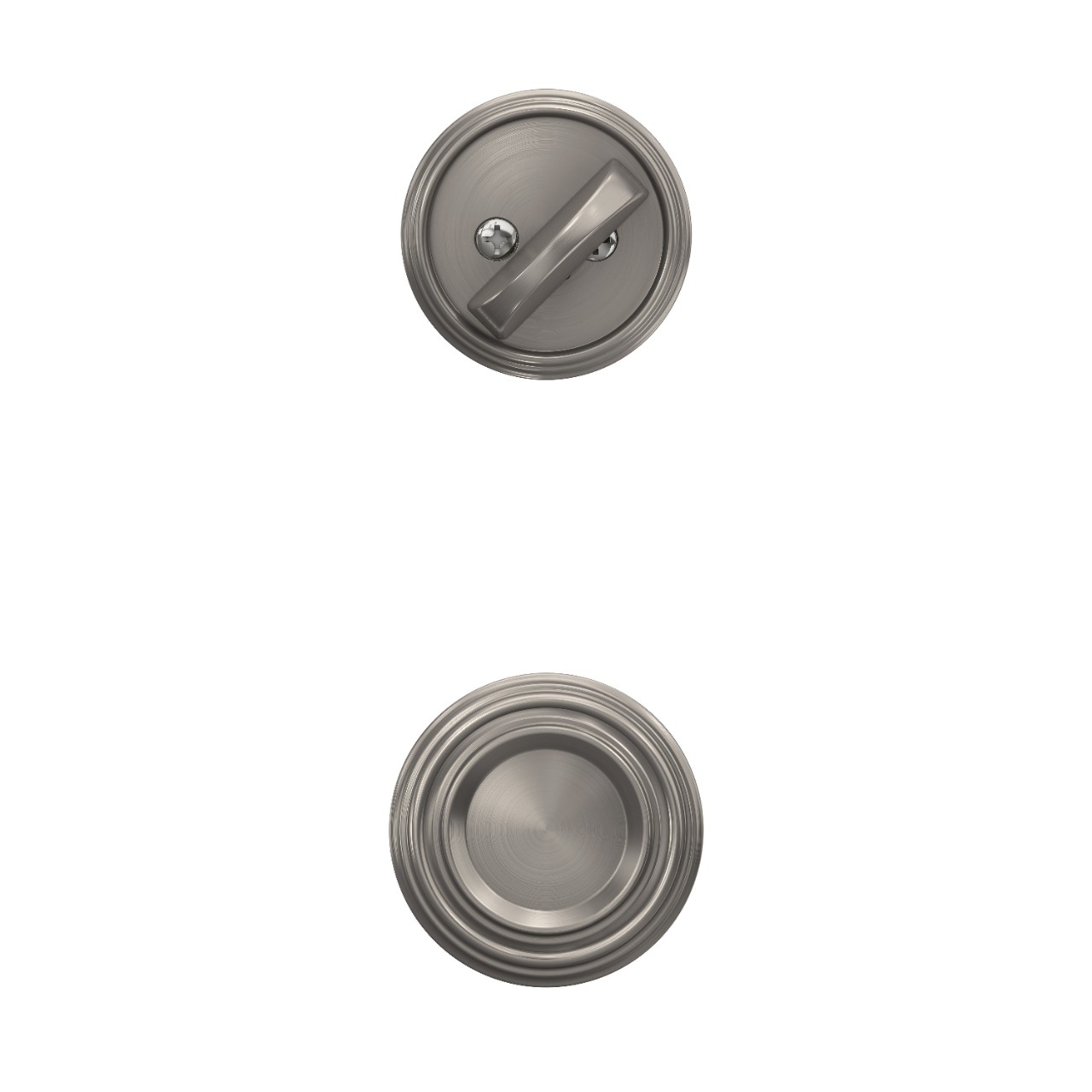 Single Cylinder Handleset Interior with Offerman Knob