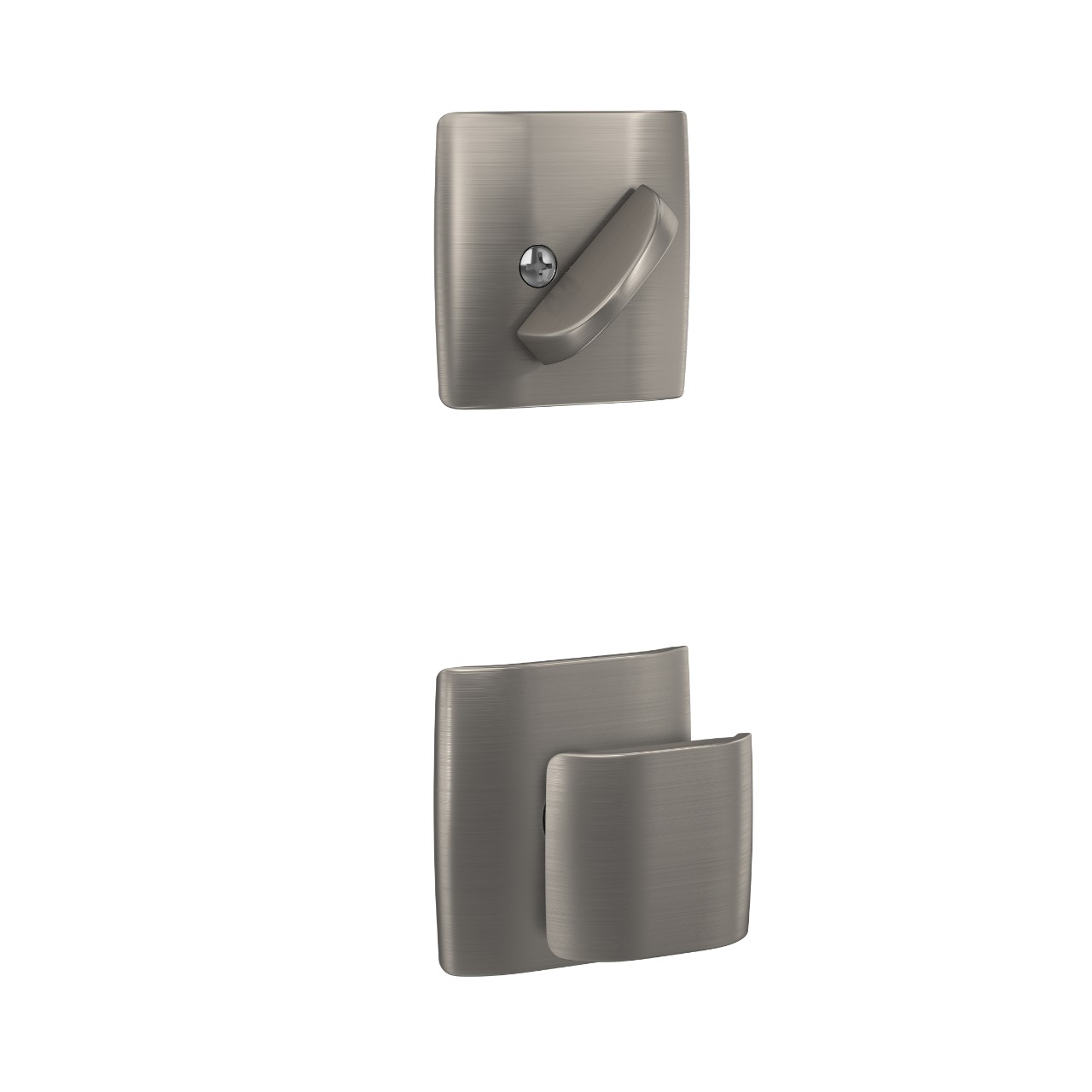 Inactive Handleset Interior with Ganton Knob
