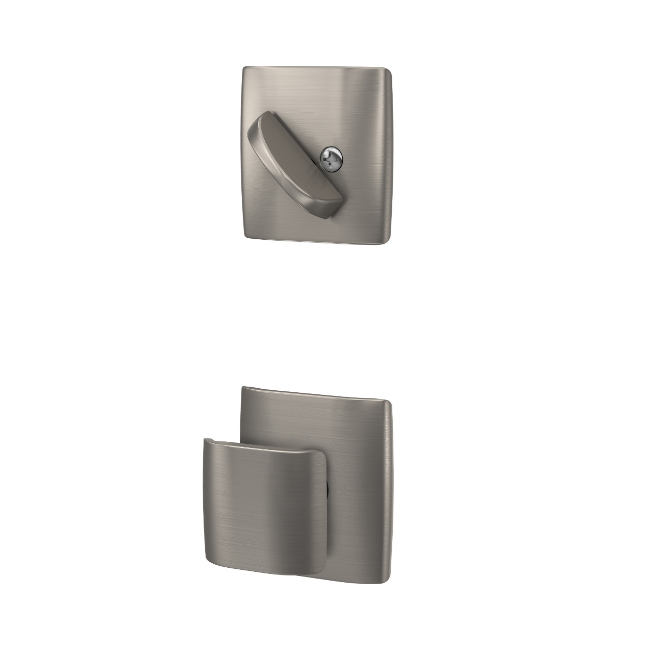 Inactive Handleset Interior with Ganton Knob