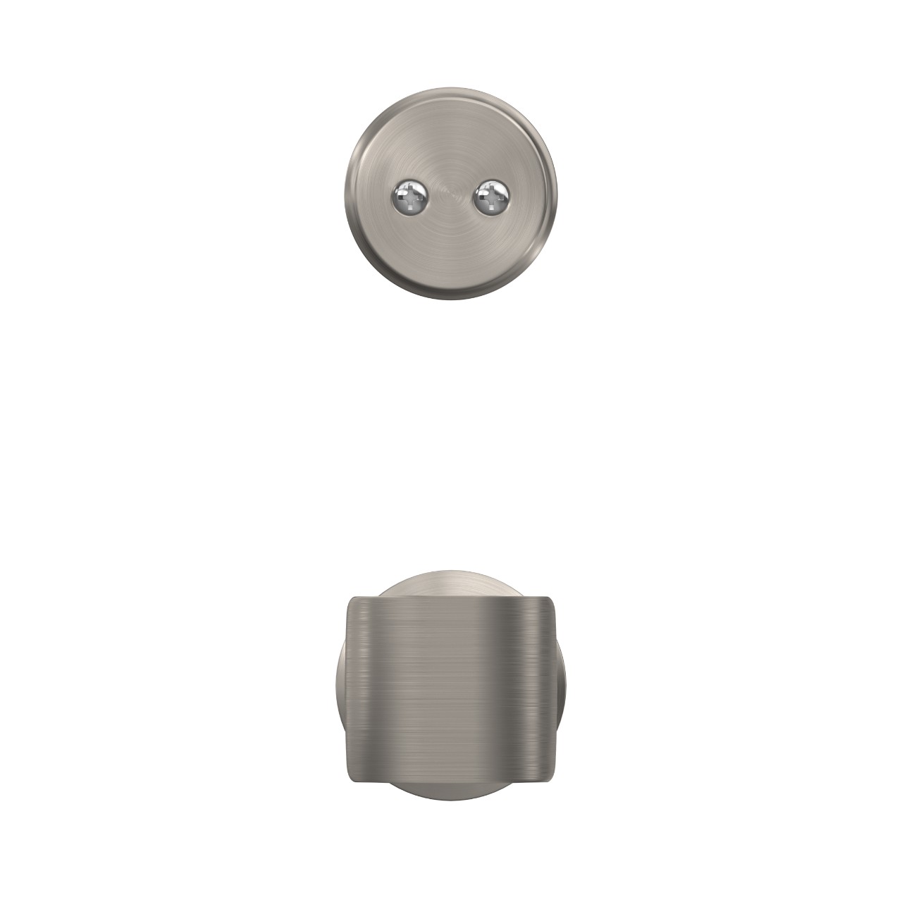 Inactive Handleset Interior with Ganton Knob