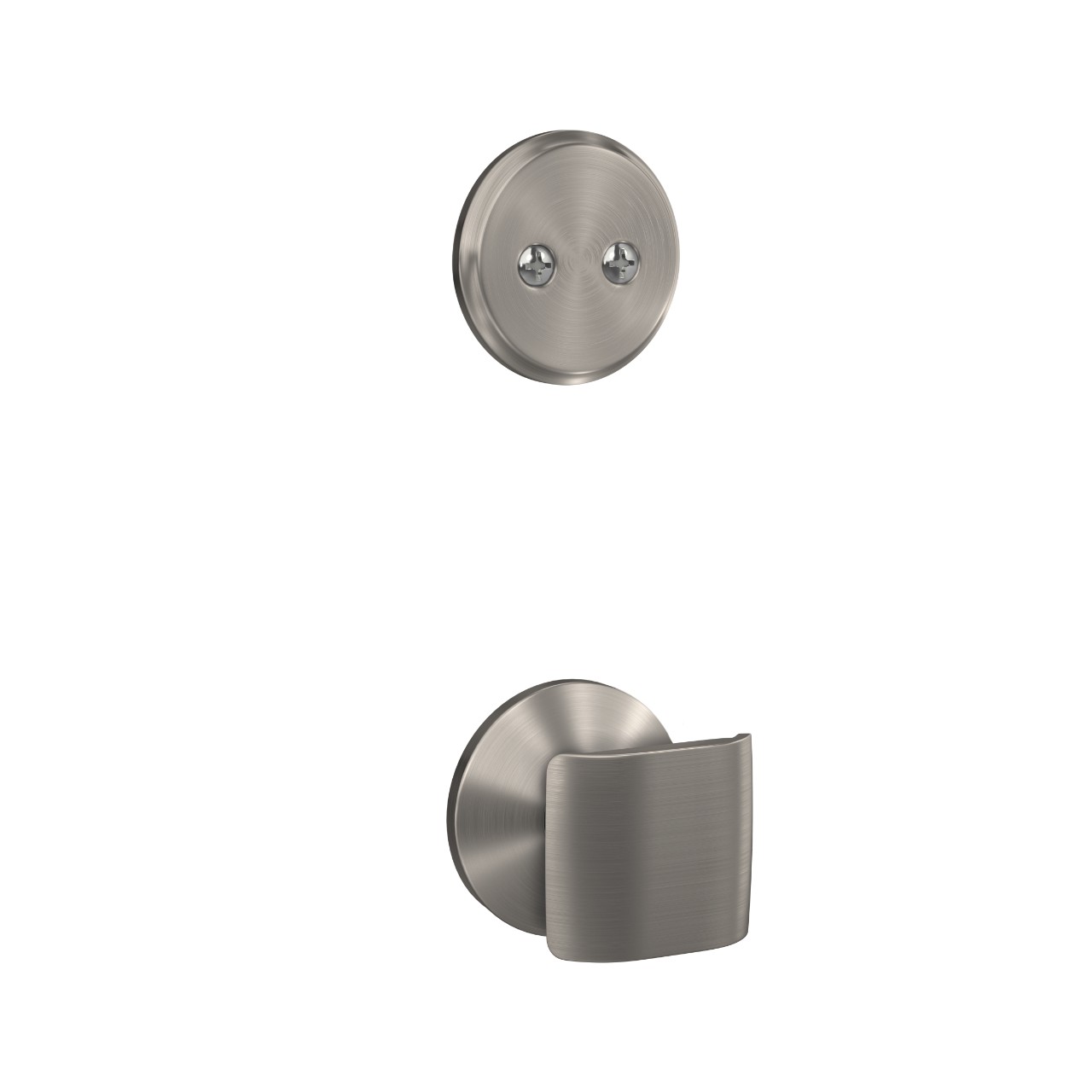 Inactive Handleset Interior with Ganton Knob
