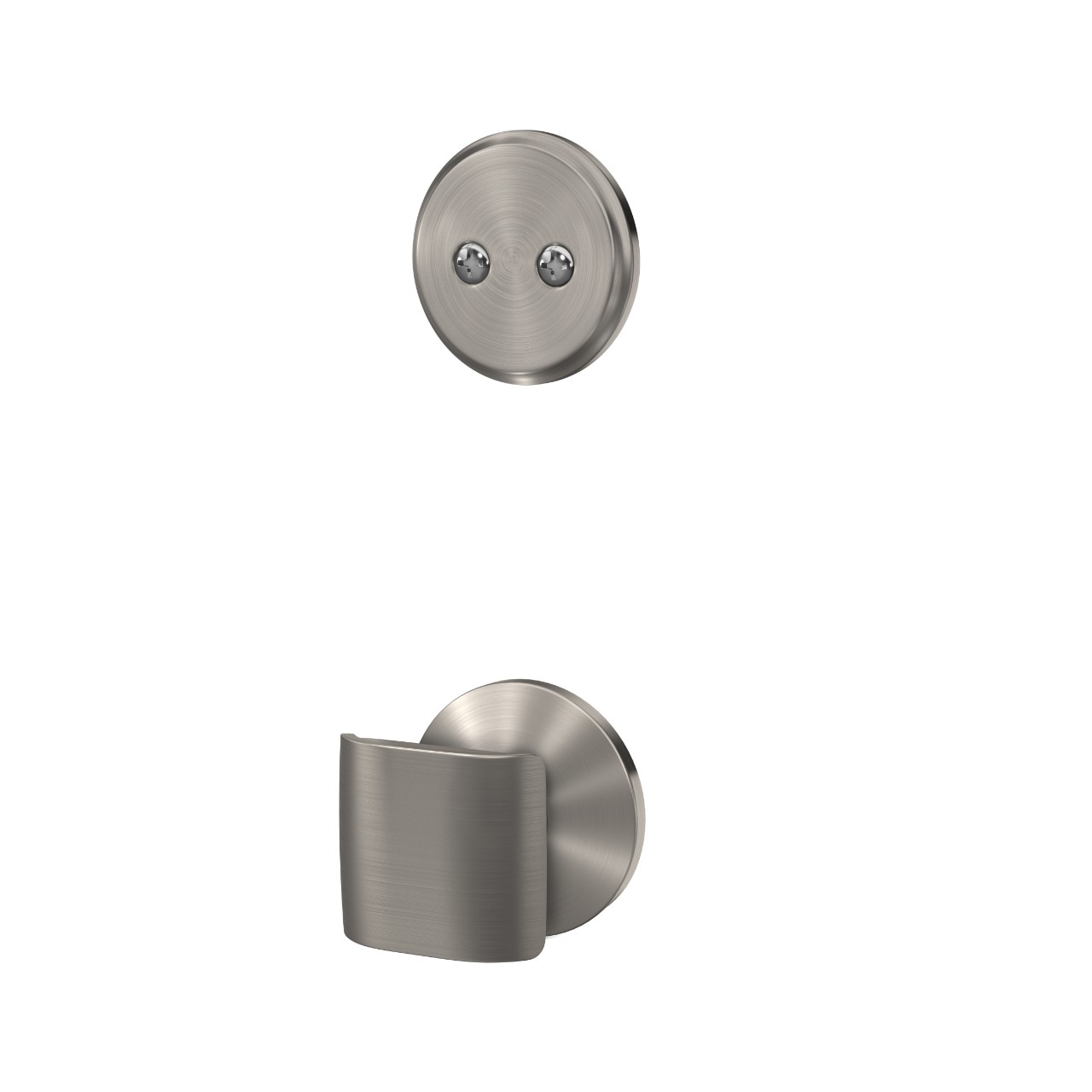 Inactive Handleset Interior with Ganton Knob
