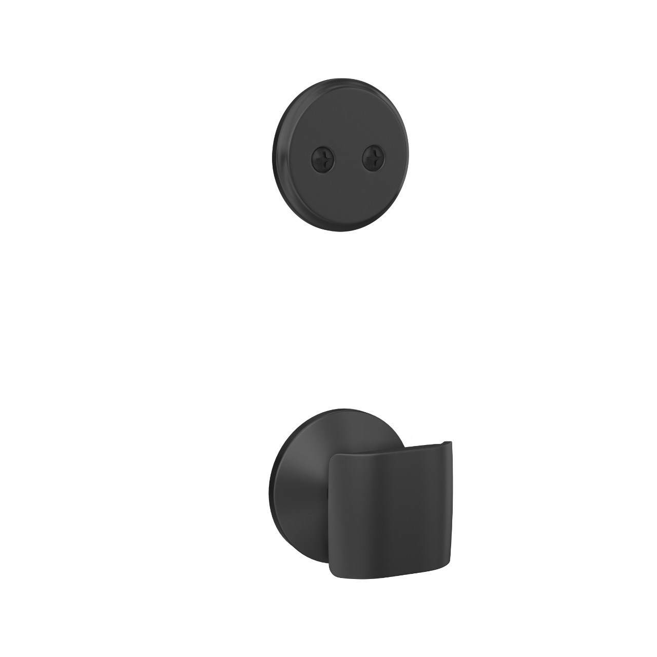 Inactive Handleset Interior with Ganton Knob
