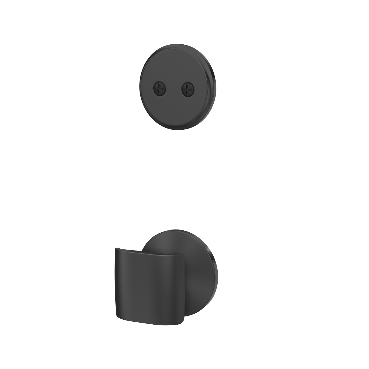 Inactive Handleset Interior with Ganton Knob