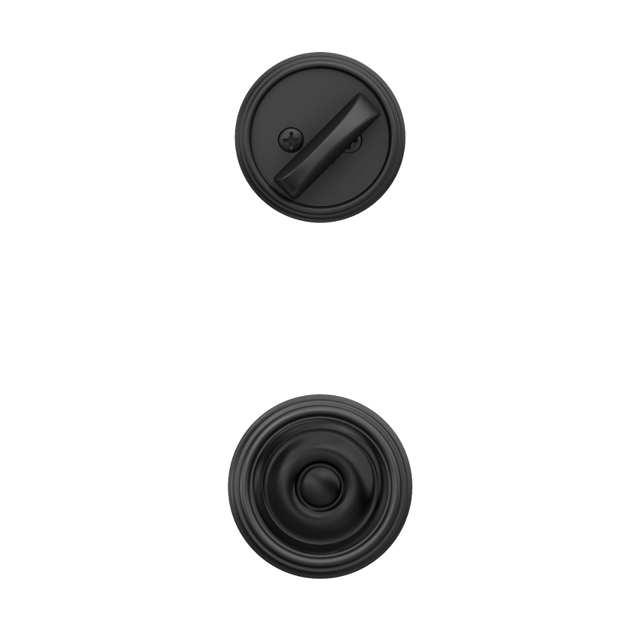 Inactive Handleset Interior with Georgian Knob
