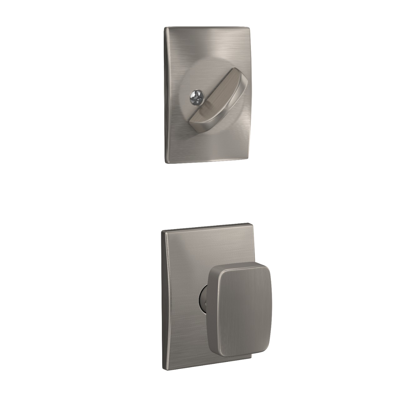 Inactive Handleset Interior with Nixon Knob