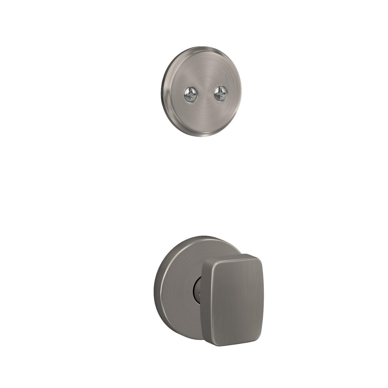 Inactive Handleset Interior with Nixon Knob