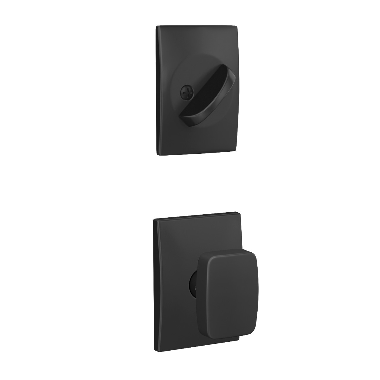Inactive Handleset Interior with Nixon Knob