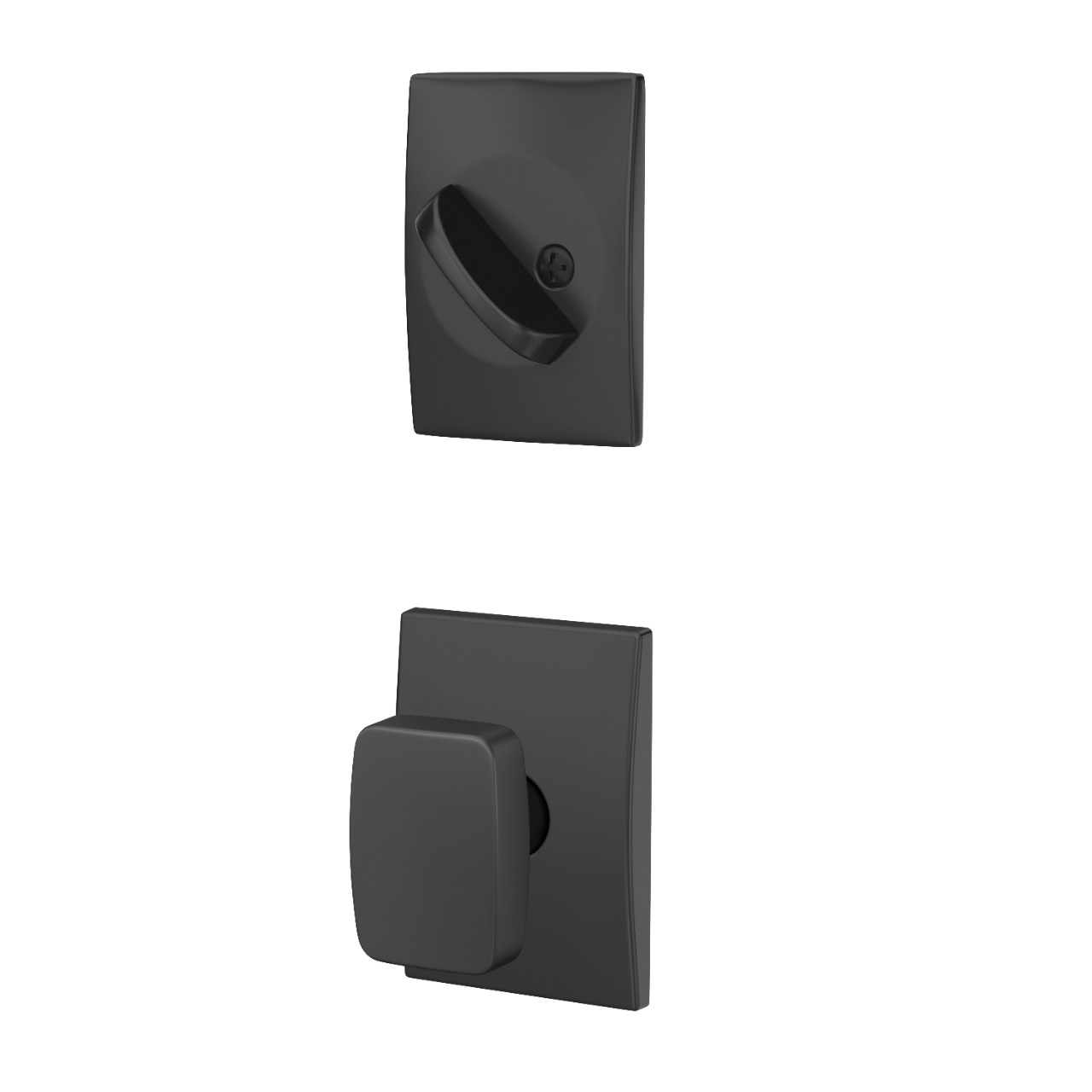 Inactive Handleset Interior with Nixon Knob