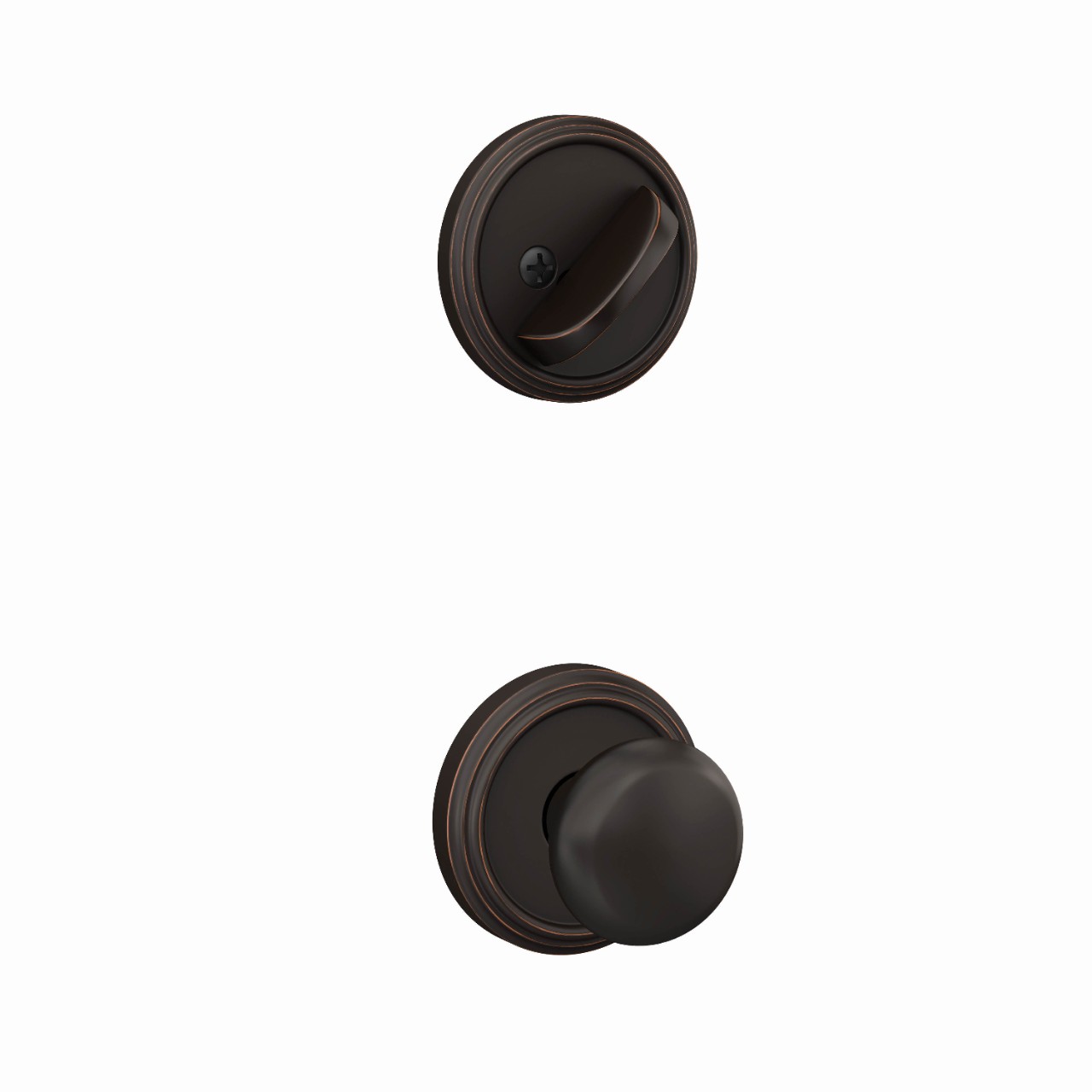 Inactive Handleset Interior with Plymouth Knob