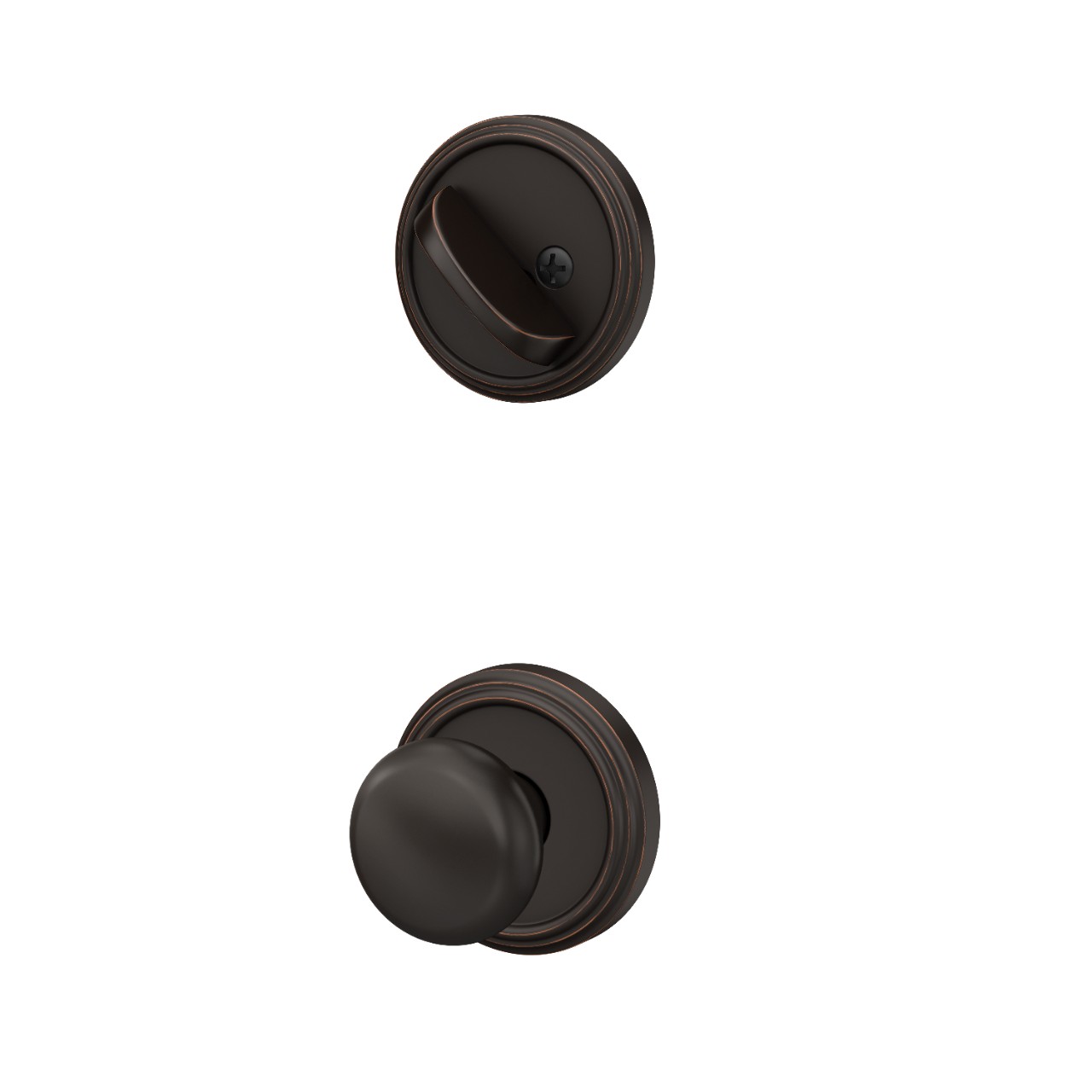 Inactive Handleset Interior with Plymouth Knob