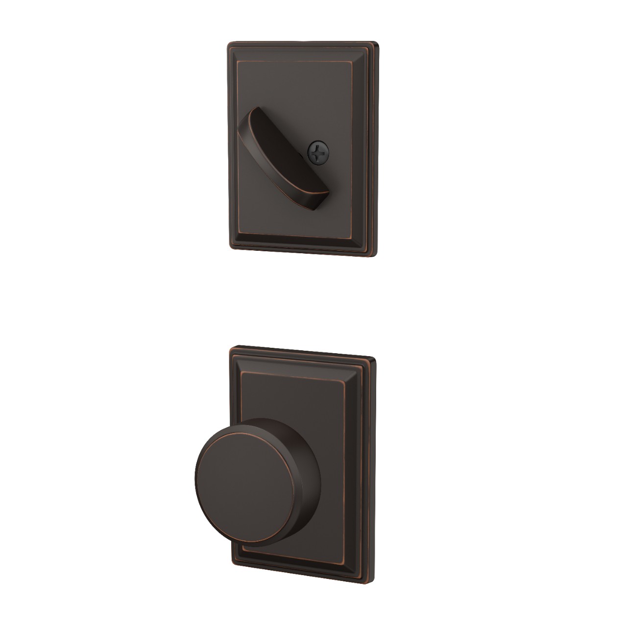 Inactive Handleset Interior with Swanson Knob
