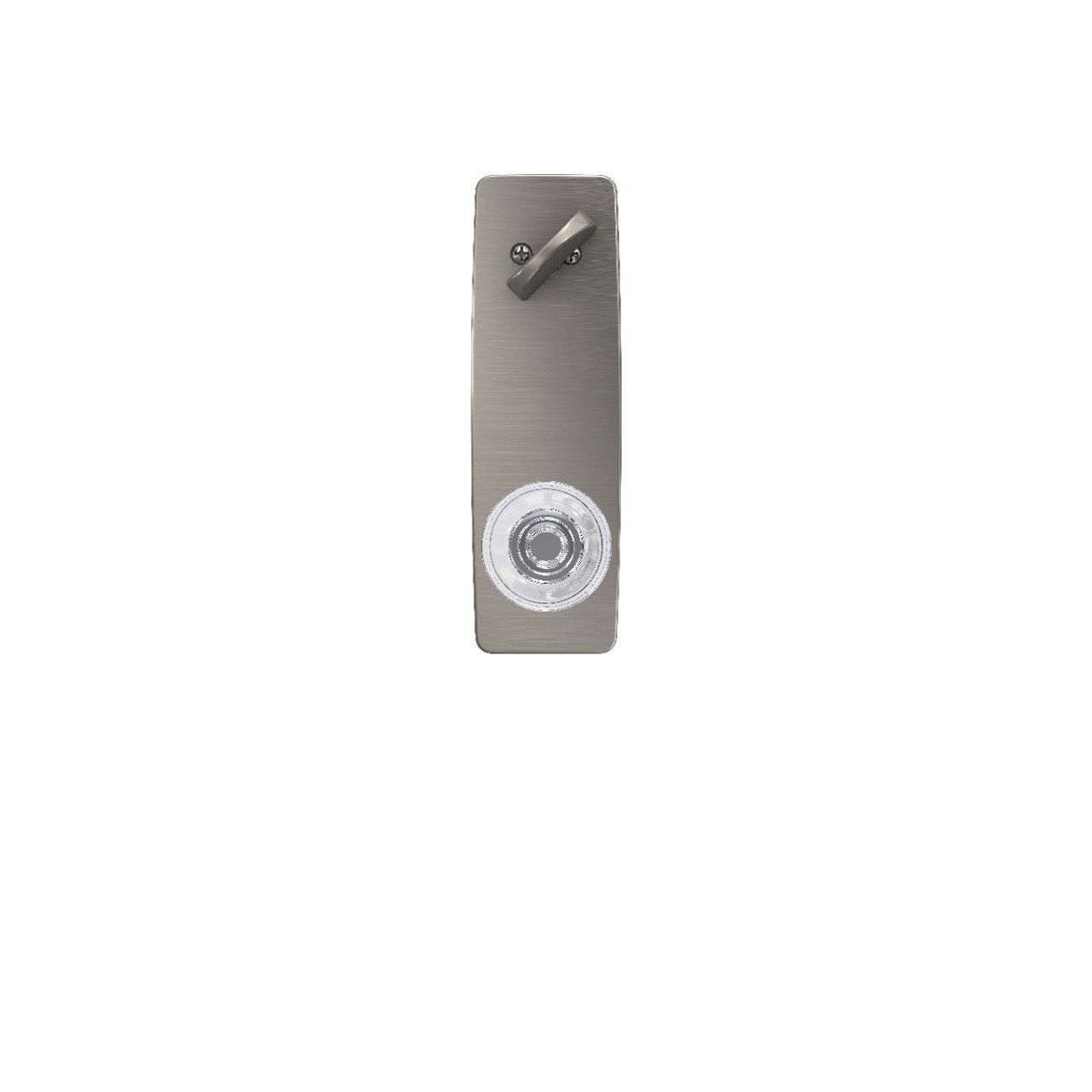 Greene 3/4 Trim Single Cylinder Handleset Interior with Dawes Glass Knob