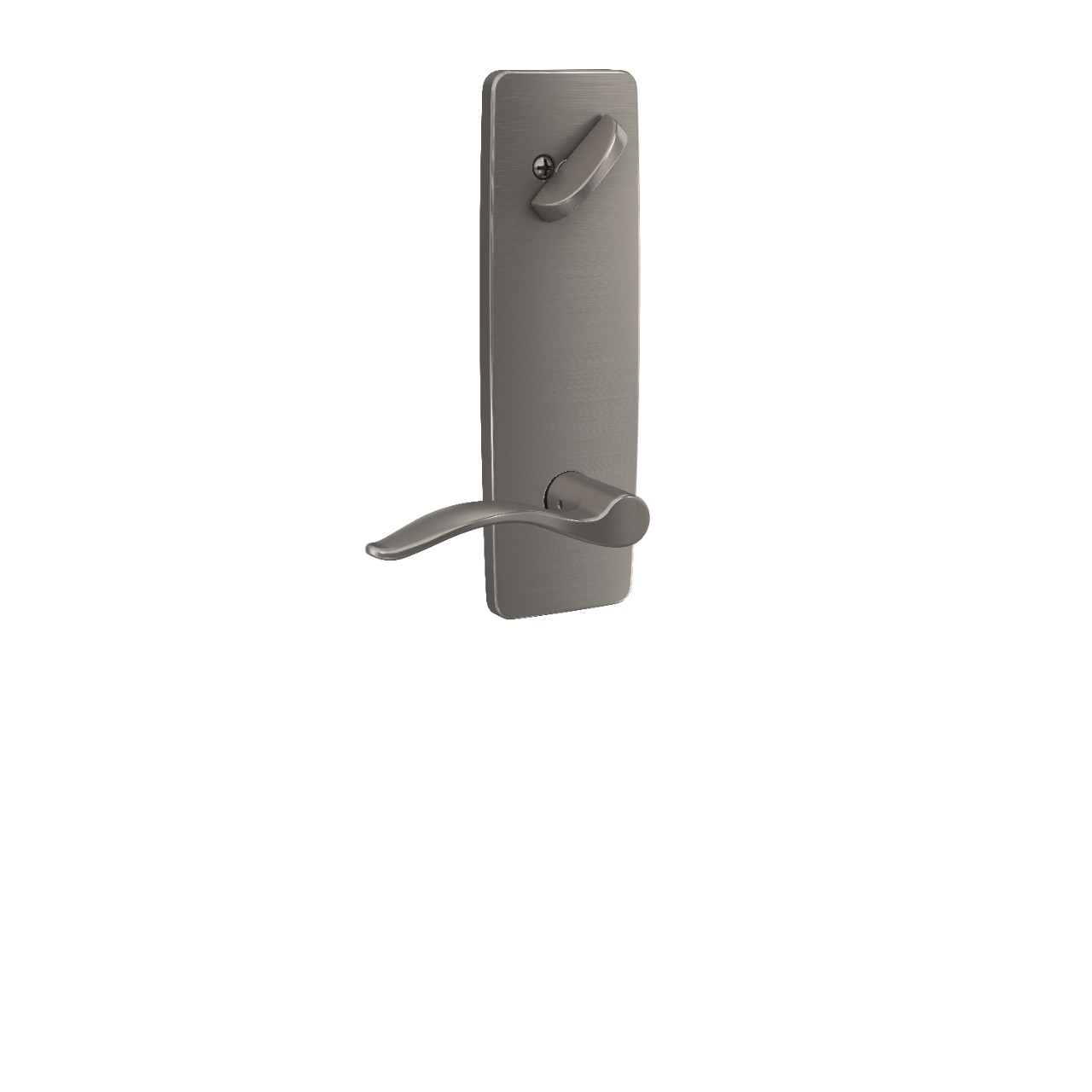 Greene 3/4 Trim Single Cylinder Handleset Interior with Pennant Lever