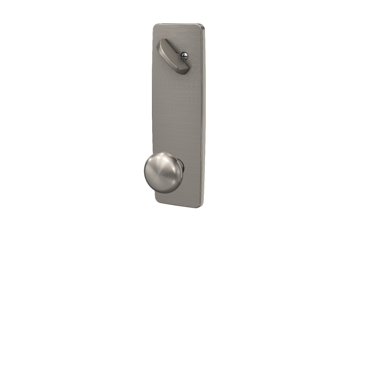Greene 3/4 Trim Single Cylinder Handleset Interior with Plymouth Knob