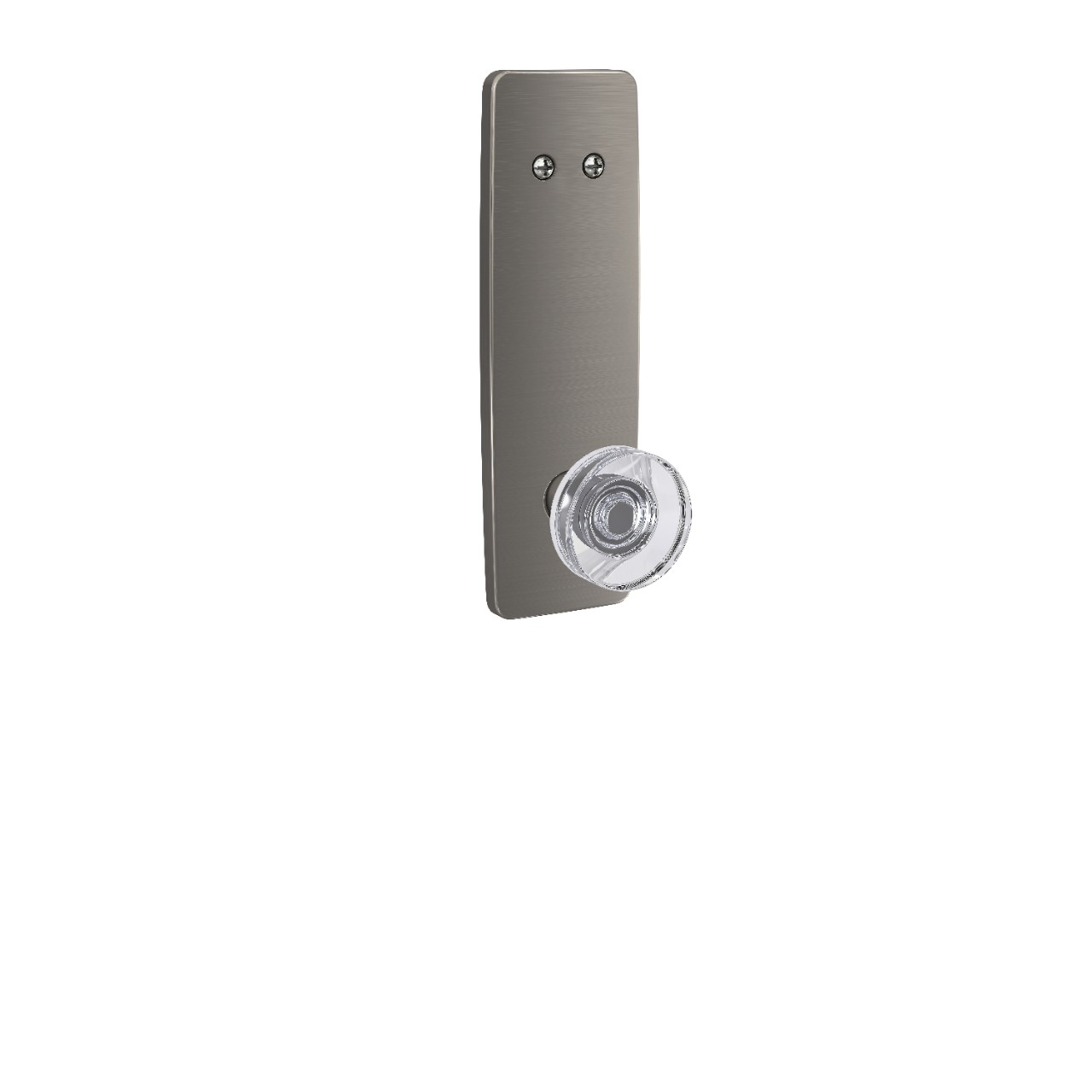 Greene 3/4 Trim Inactive Handleset Interior with Dawes Glass Knob