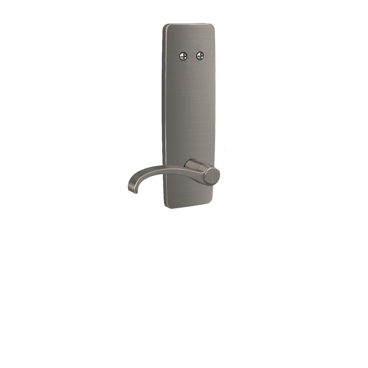 Greene 3/4 Trim Inactive Handleset Interior with Whitney Lever
