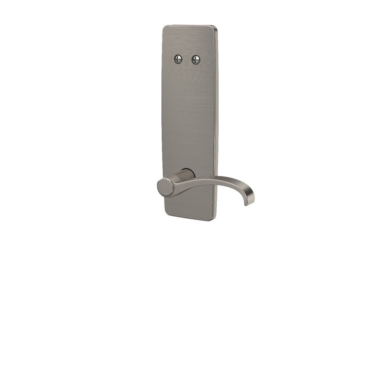 Greene 3/4 Trim Inactive Handleset Interior with Whitney Lever