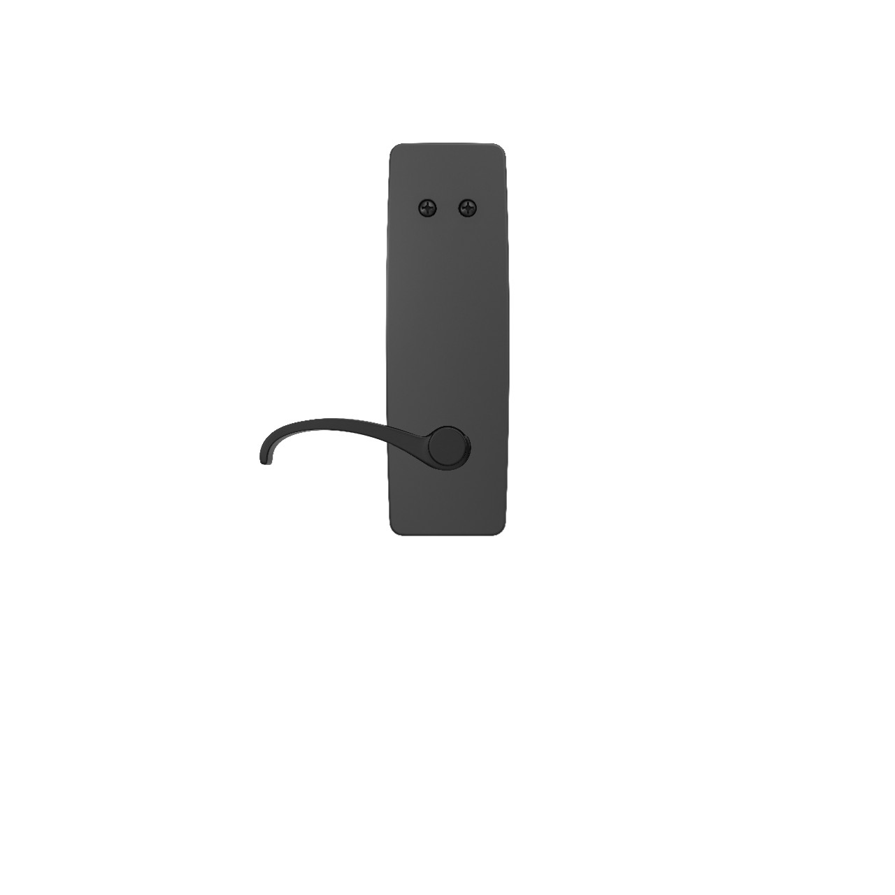 Greene 3/4 Trim Inactive Handleset Interior with Whitney Lever
