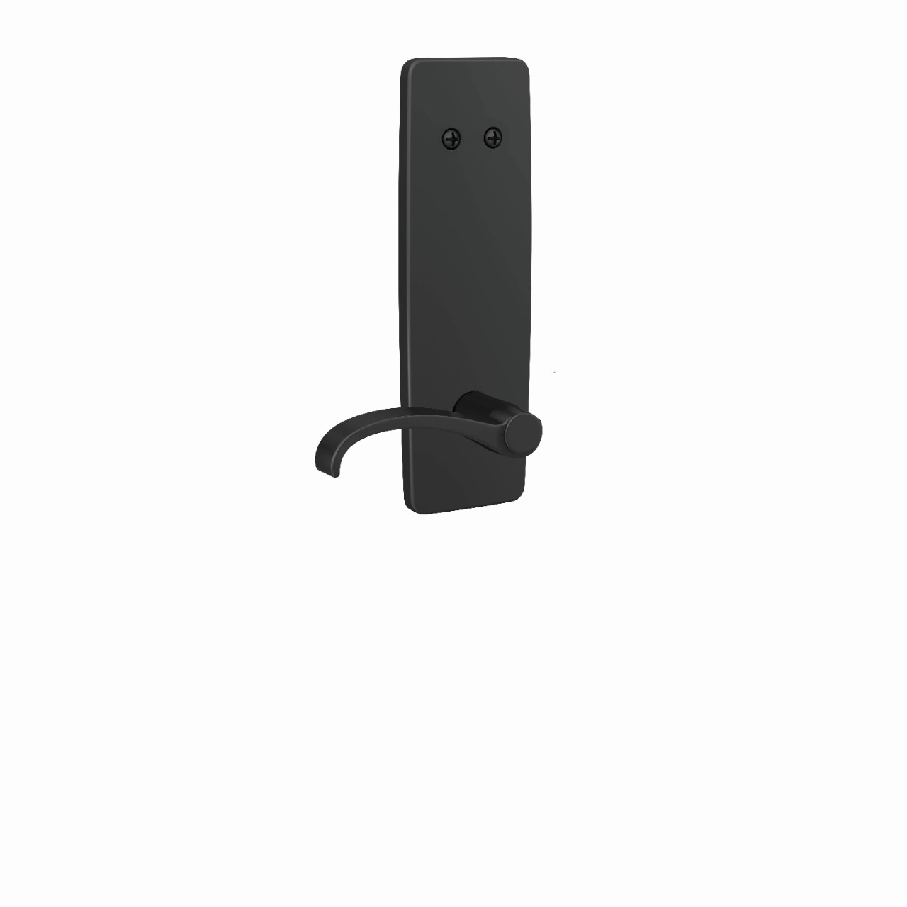Greene 3/4 Trim Inactive Handleset Interior with Whitney Lever