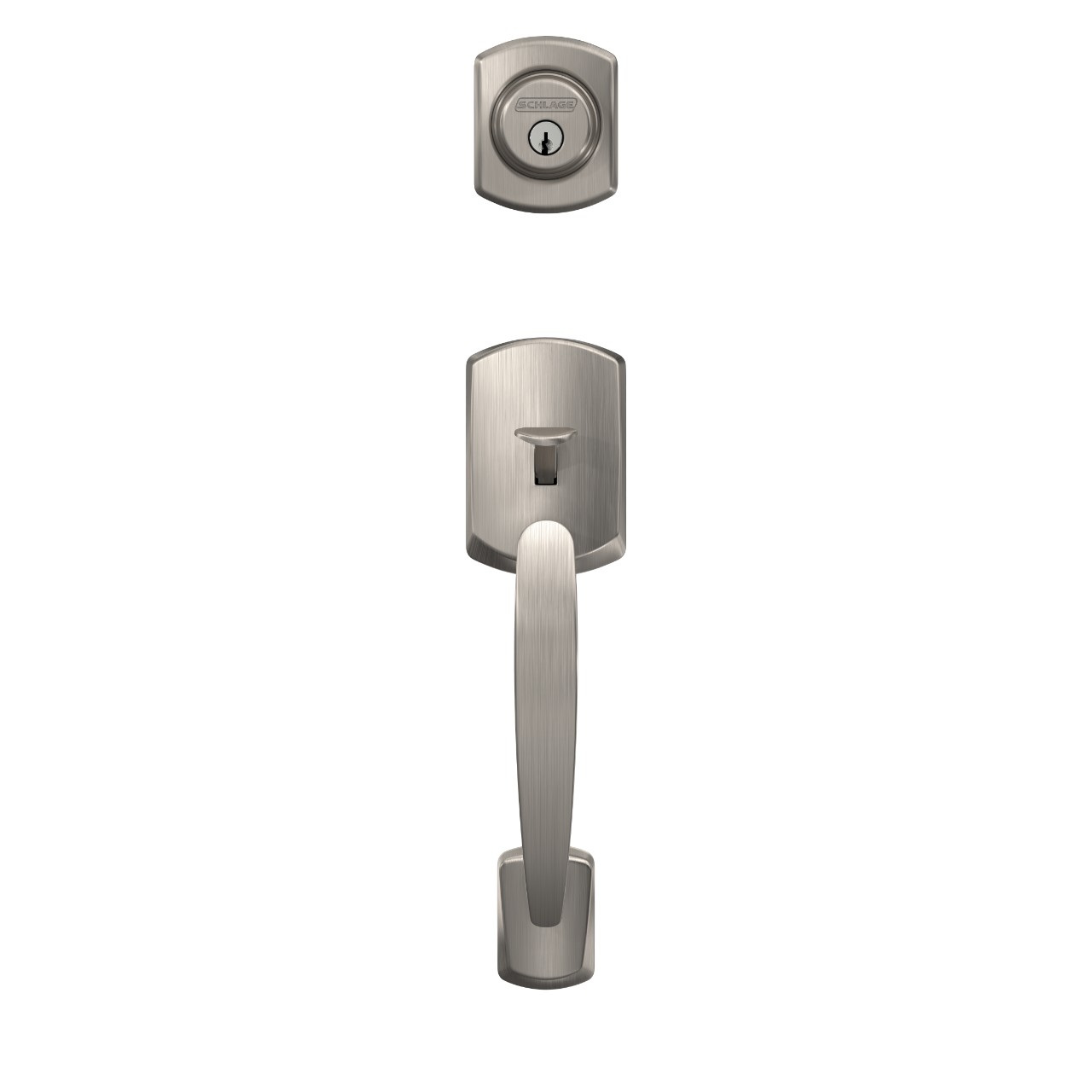 Custom Greenwich Single Cylinder Handleset Exterior