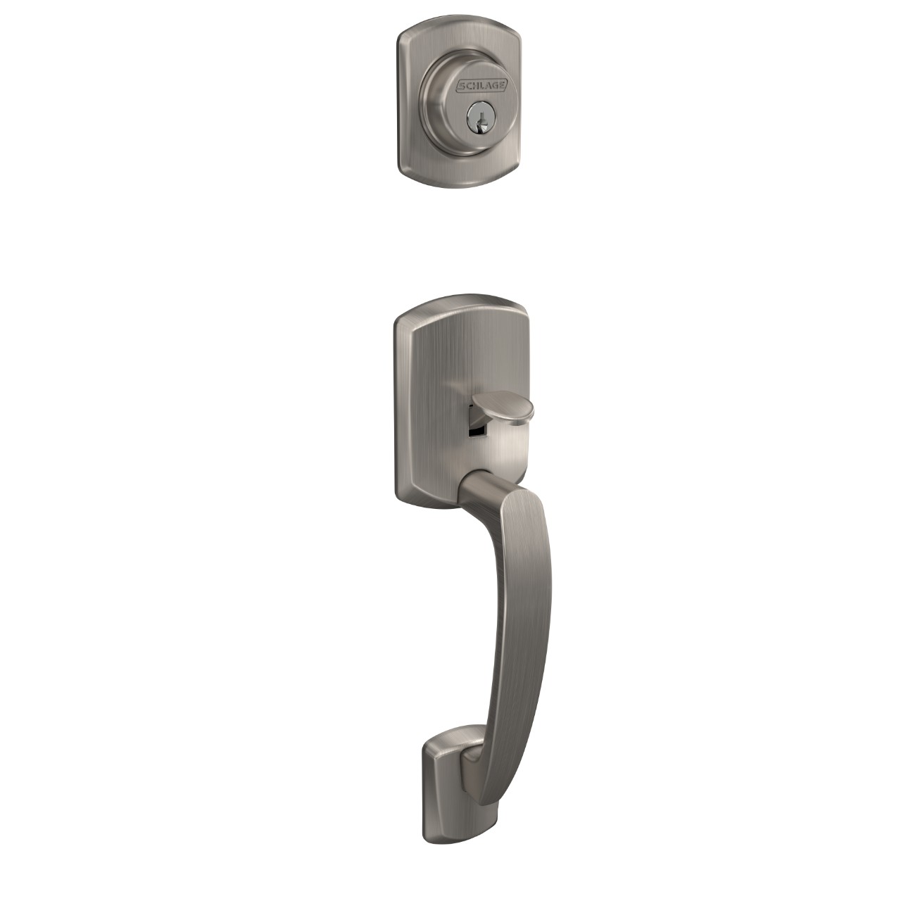 Custom Greenwich Single Cylinder Handleset Exterior