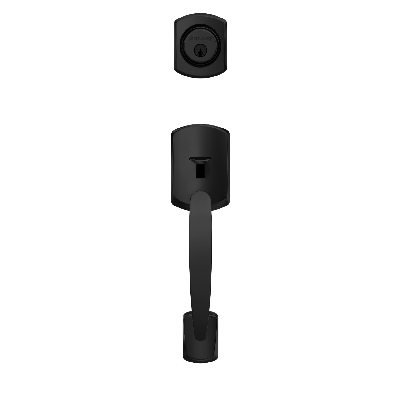 Custom Greenwich Single Cylinder Handleset Exterior