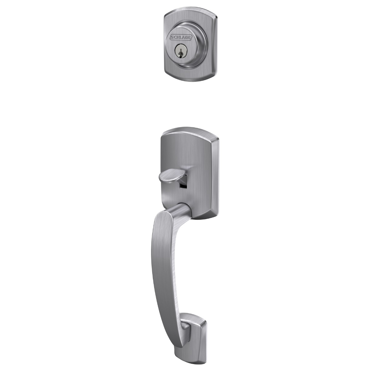 Custom Greenwich Single Cylinder Handleset Exterior