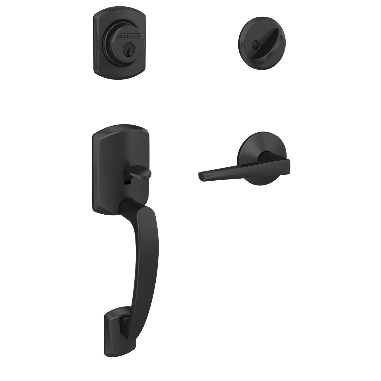 Custom Single Cylinder Handleset and Eller Lever with Kinsler Trim