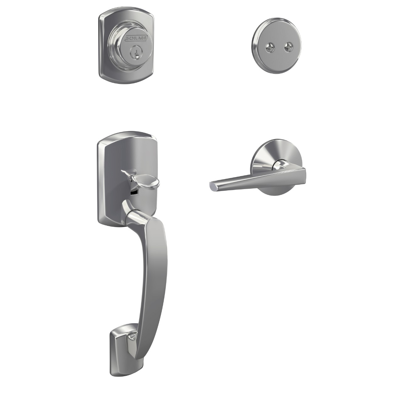 Custom Inactive Handleset and Eller Lever with Kinsler Trim
