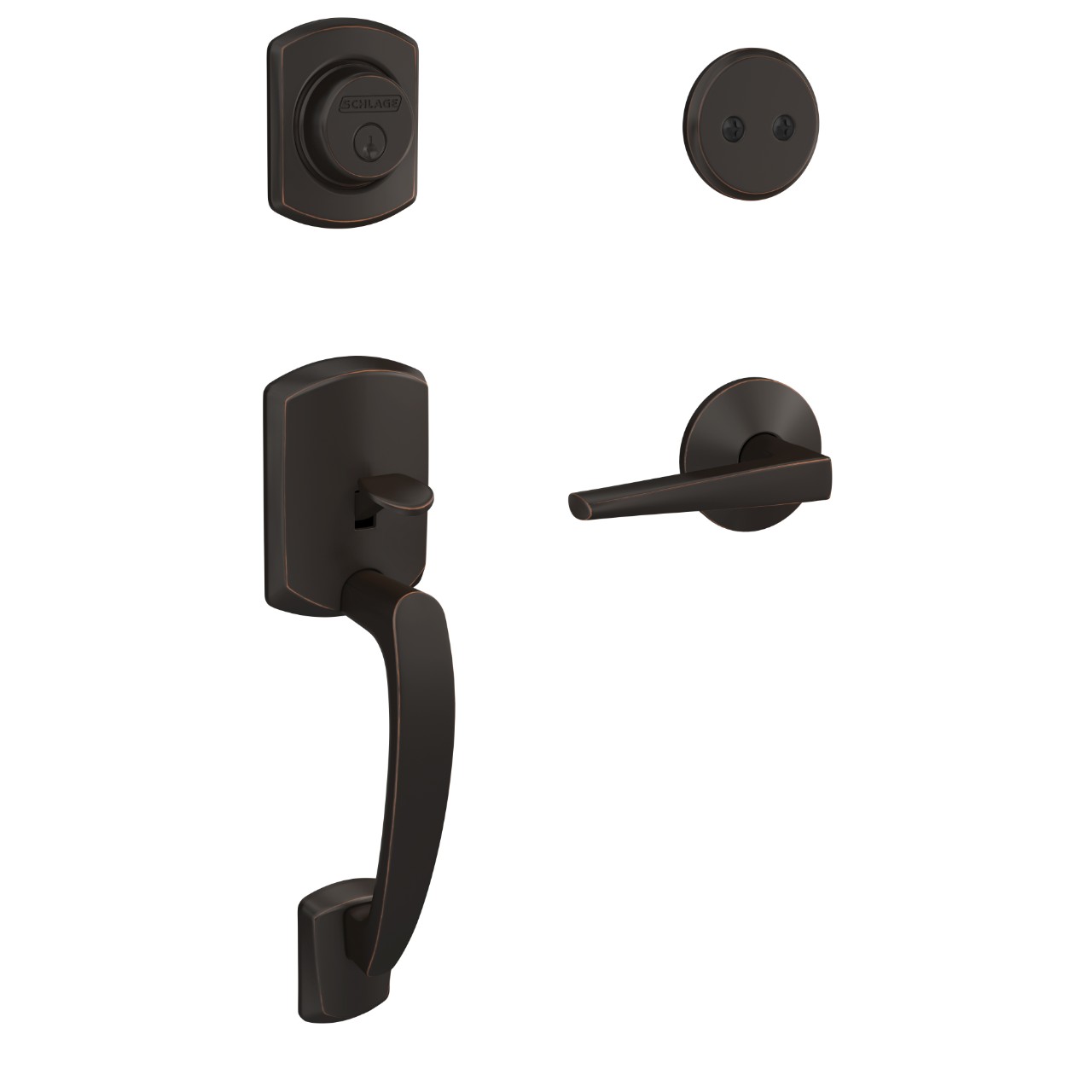 Custom Inactive Handleset and Eller Lever with Kinsler Trim