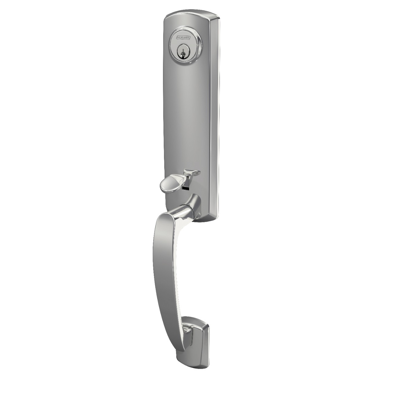 Greenwich 3/4 Trim Single Cylinder Handleset Exterior