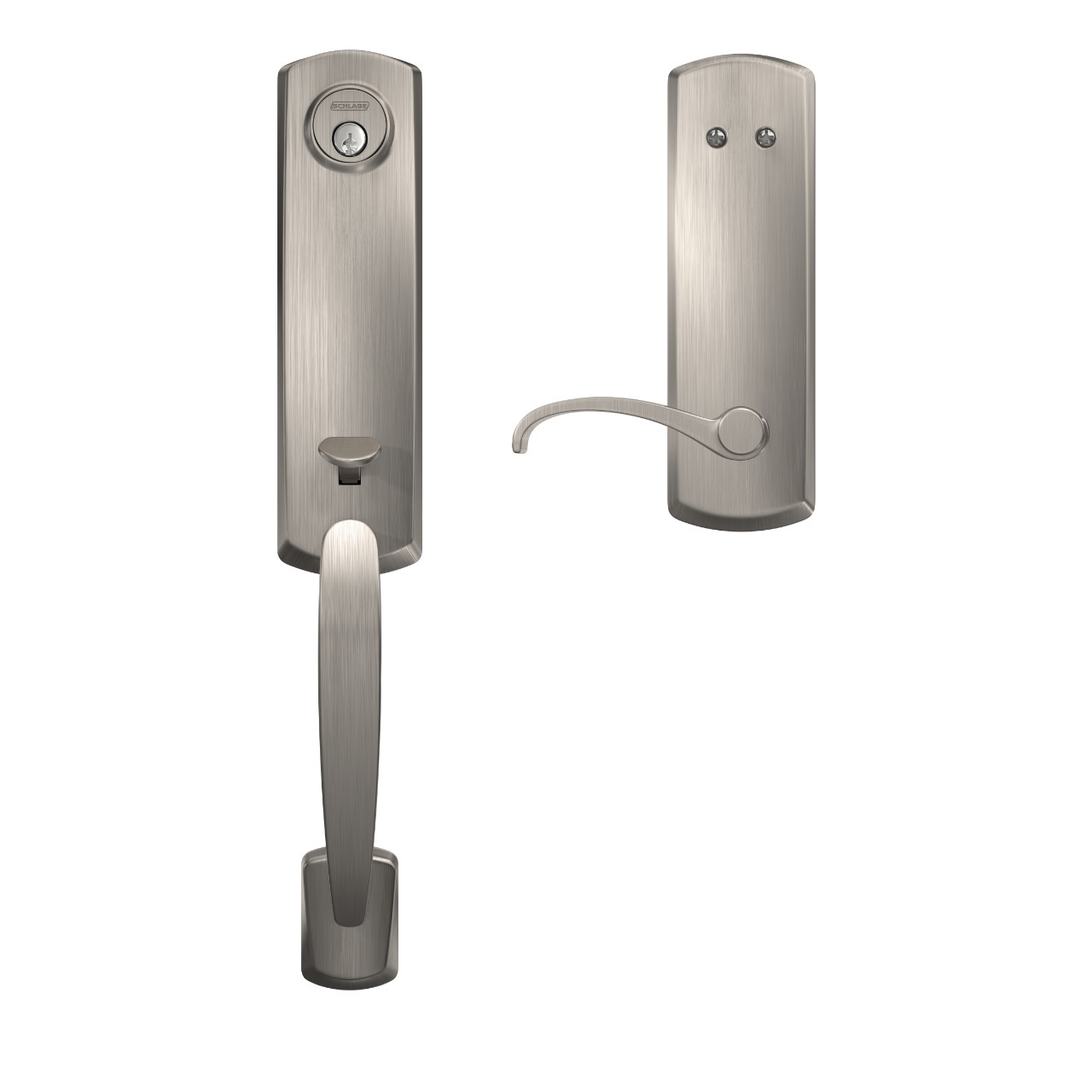 Custom 3/4 trim Inactive Handleset and Whitney Lever with Greenwich Trim