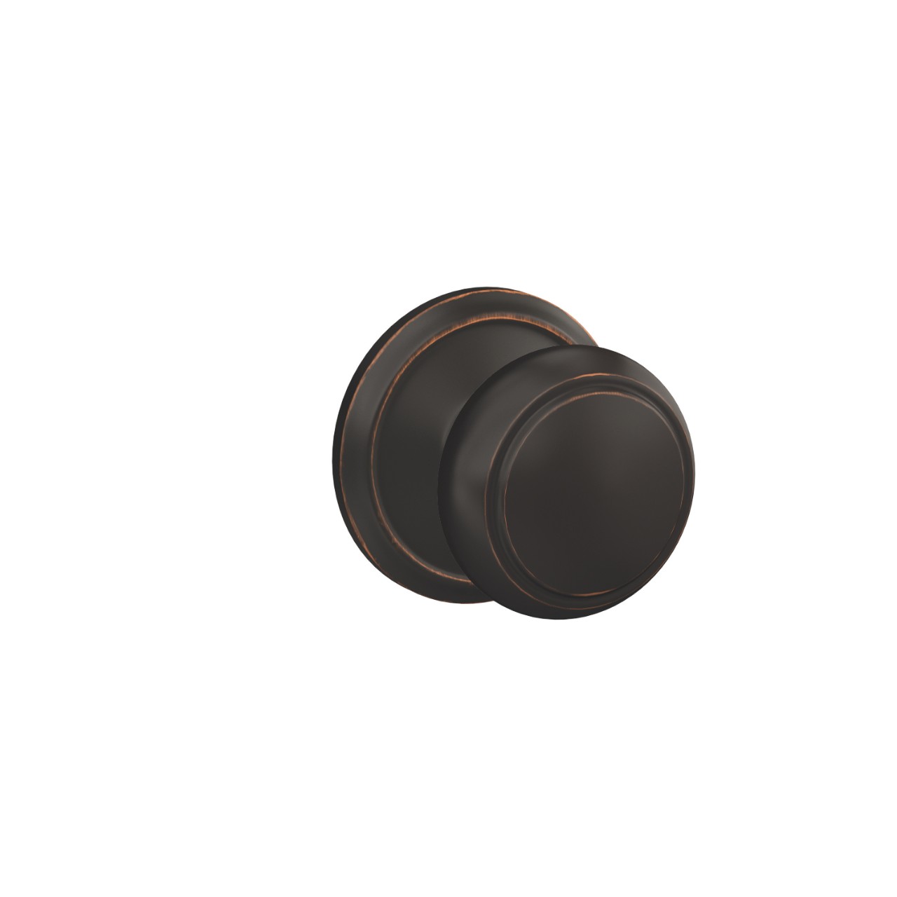 Custom Andover Knob Combined Interior Hall-Closet and Bed-Bath Lock