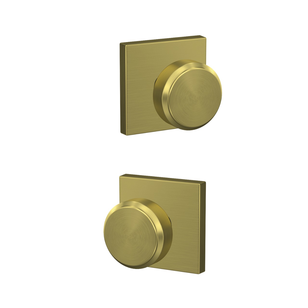 Custom Bowery Knob Combined Interior Hall-Closet and Bed-Bath Lock