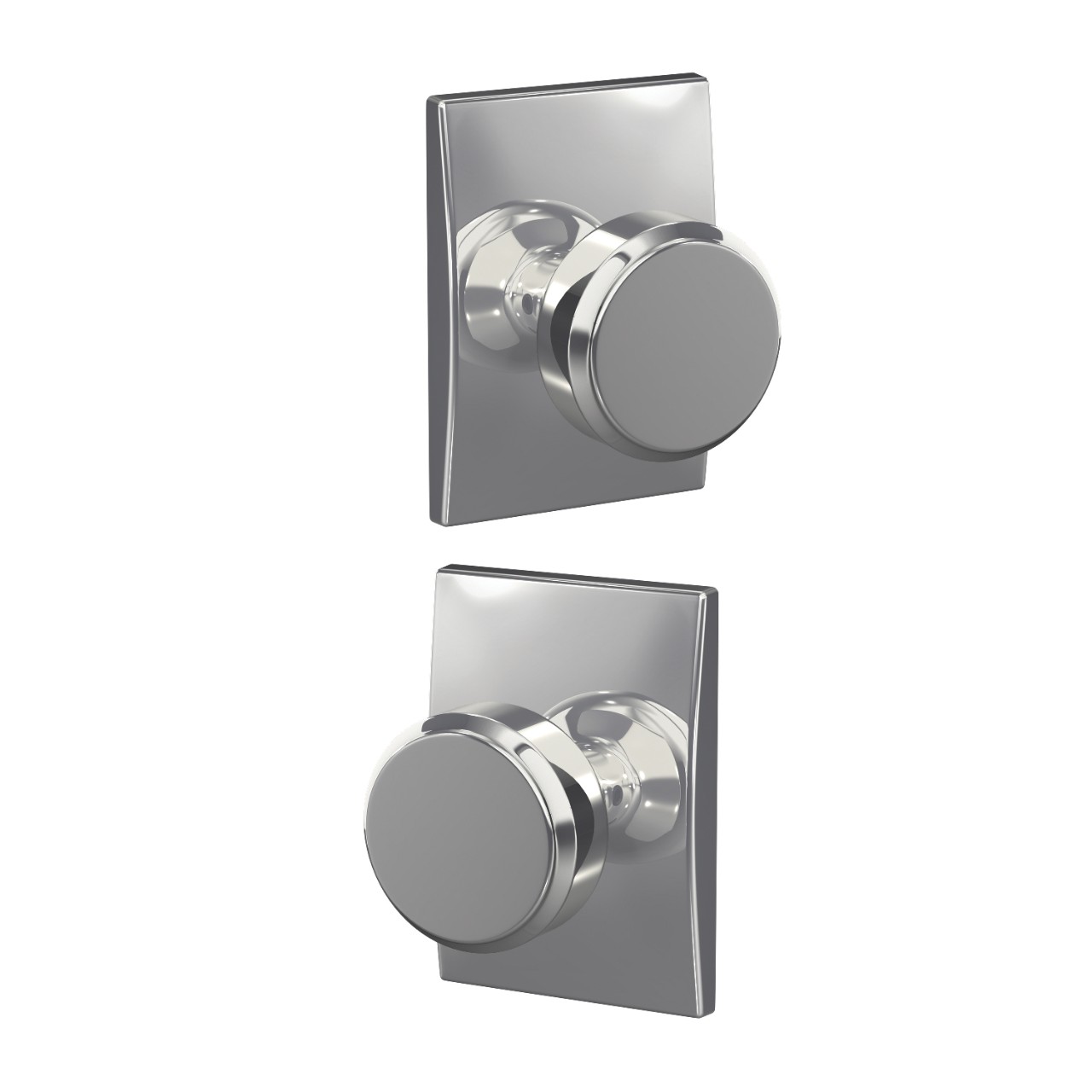 Custom Bowery Knob Combined Interior Hall-Closet and Bed-Bath Lock