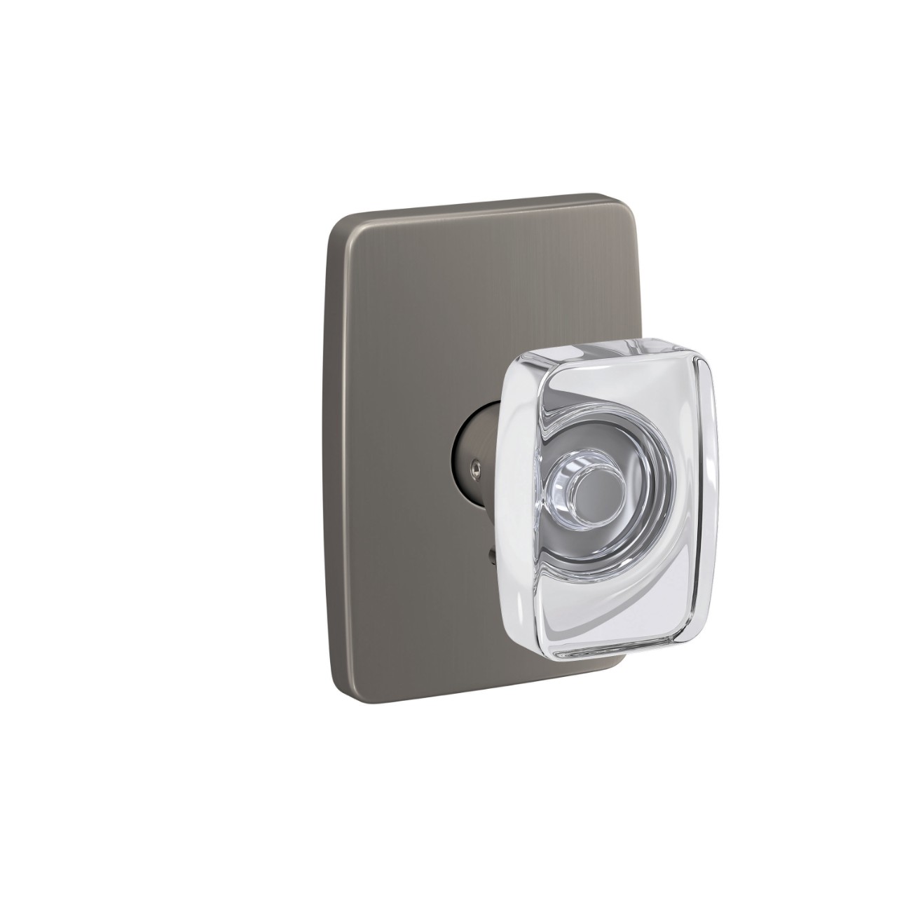 Custom Caine Hall-Closet and Bed-Bath Lock Glass Knob