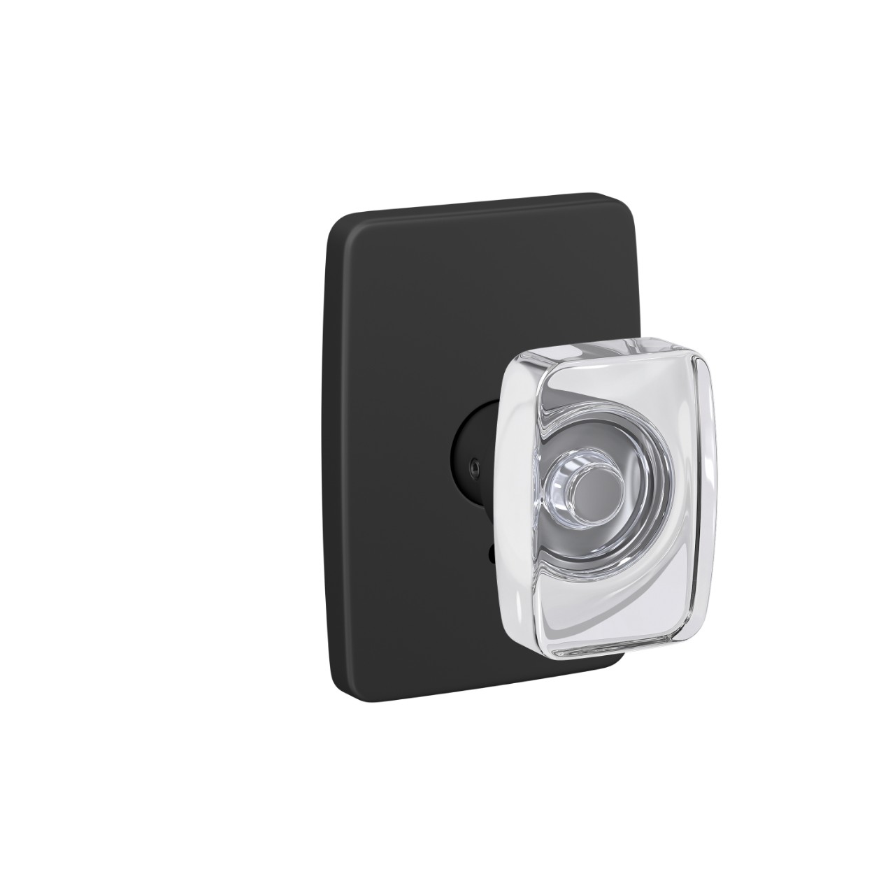 Custom Caine Hall-Closet and Bed-Bath Lock Glass Knob