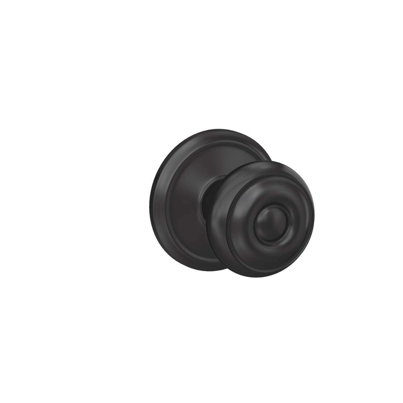 Custom Georgian Knob Combined Interior Hall-Closet and Bed-Bath Lock